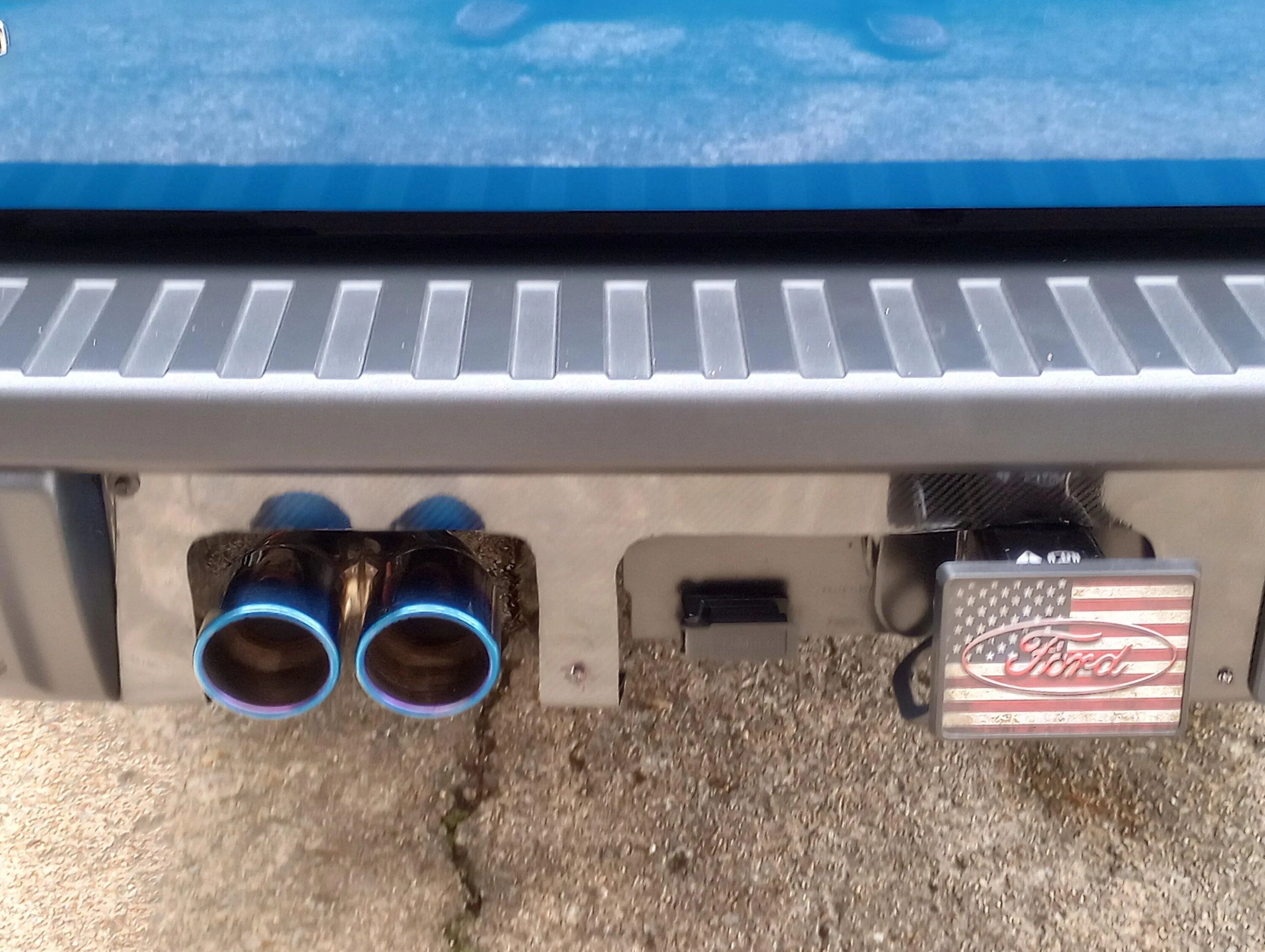 Ford Maverick Finished bumper exit exhaust IMG_20230209_145132860_HDR
