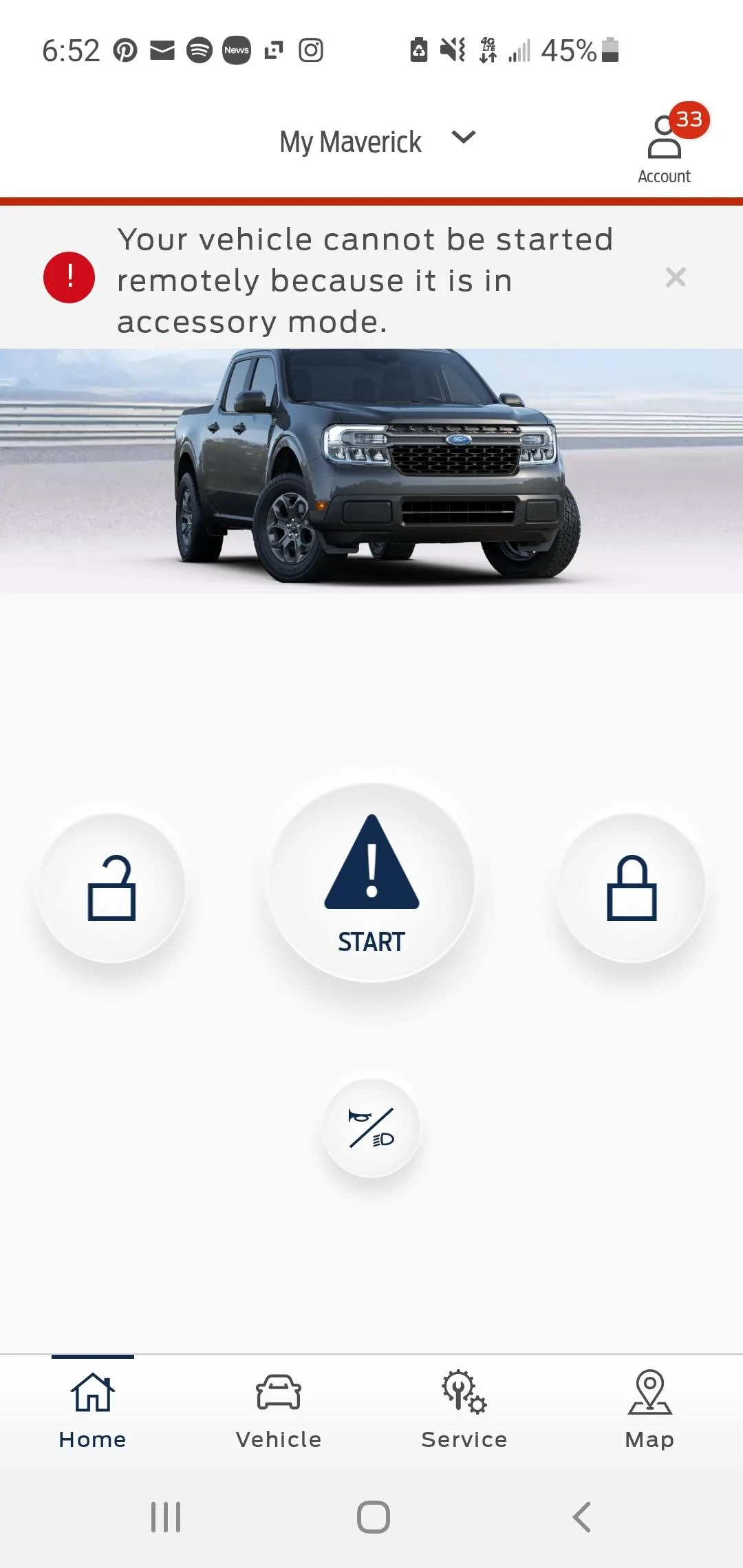 Ford Maverick Ford pass app Screenshot_20230914-065230_FordPass
