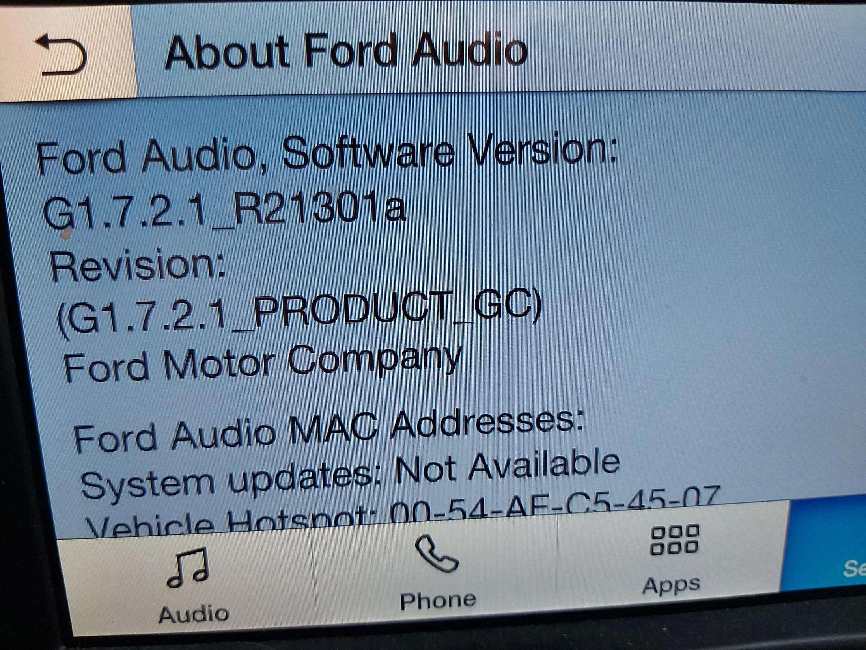 Ford Maverick Issue installing software update 20230914_192856