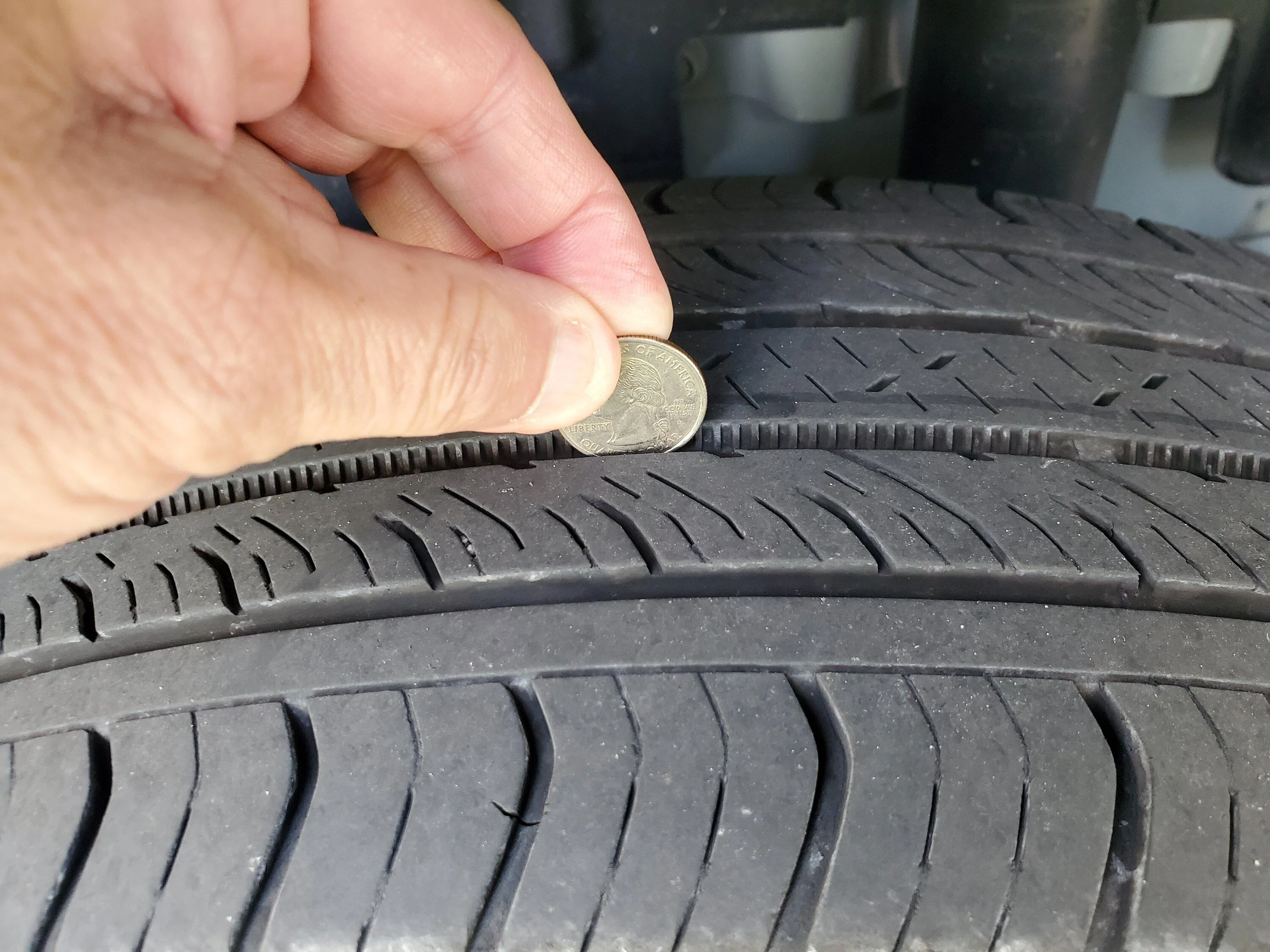 Ford Maverick Factory Continental bad tires. Need replacement at 15K miles 20230915_174445