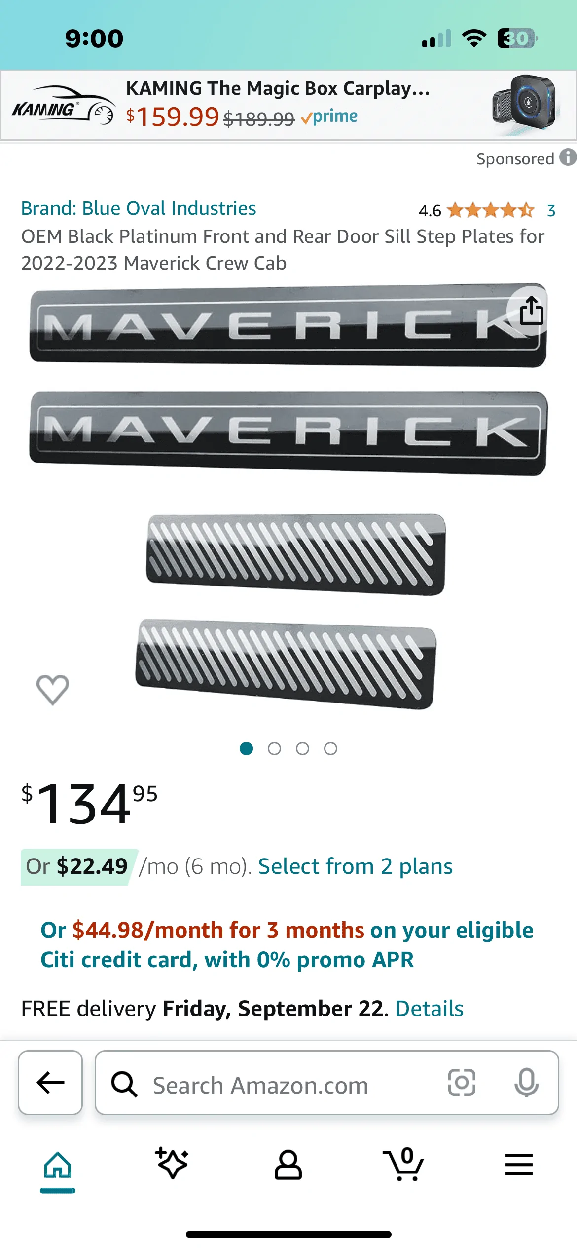 Ford Maverick Anyone installed these car door sill protectors? IMG_0293