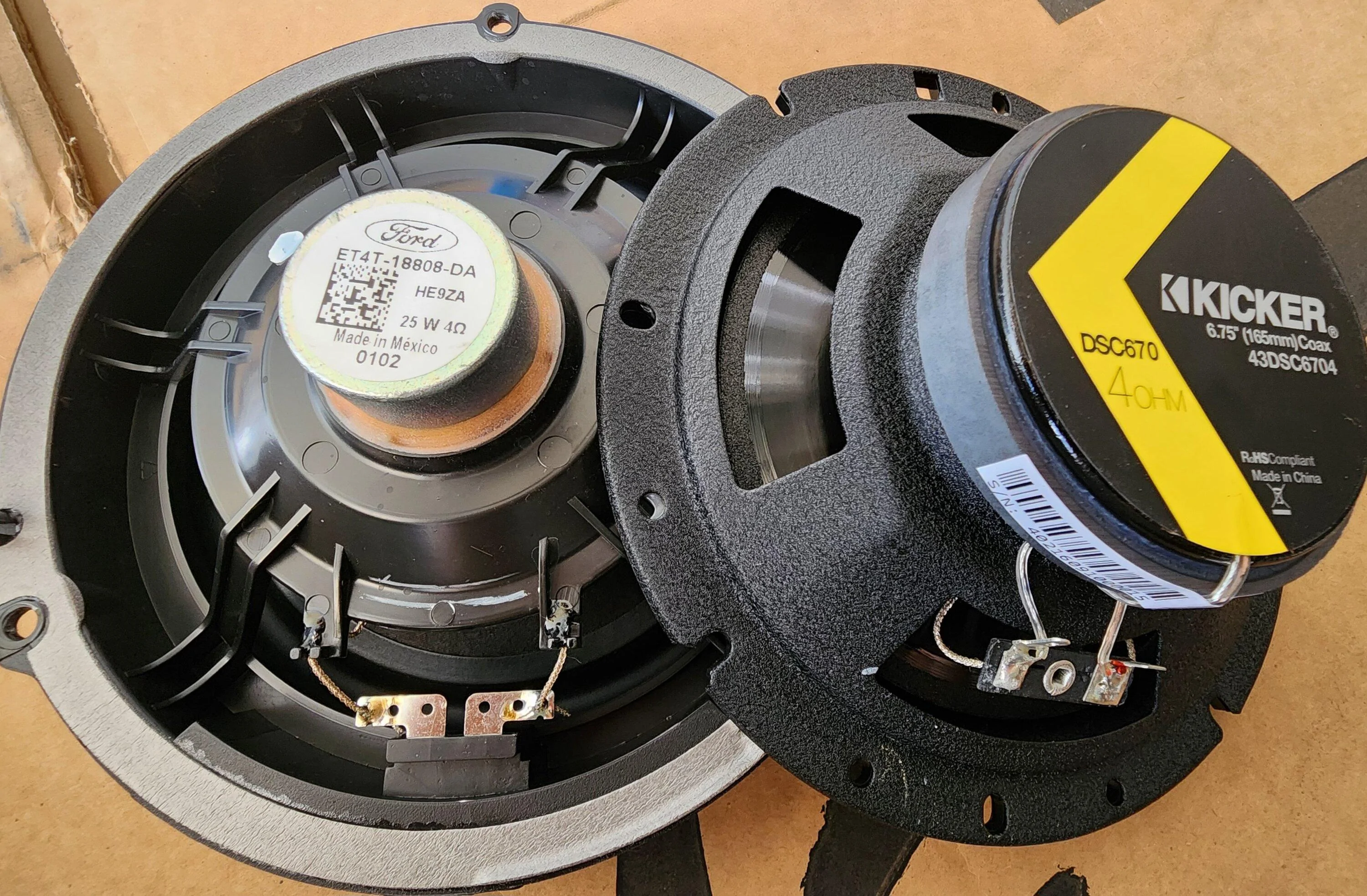 Ford Maverick New Speakers Too Much Vibration? 20230916_152713