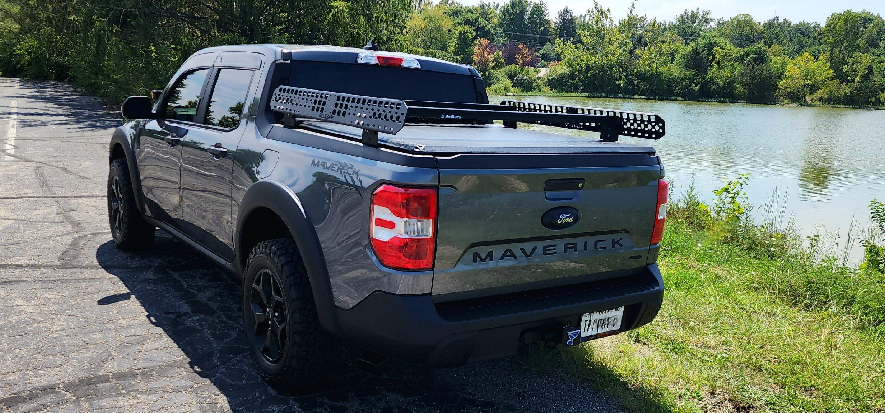 Ford Maverick What are you using to attach items to rack molle panels? 20230827_141101