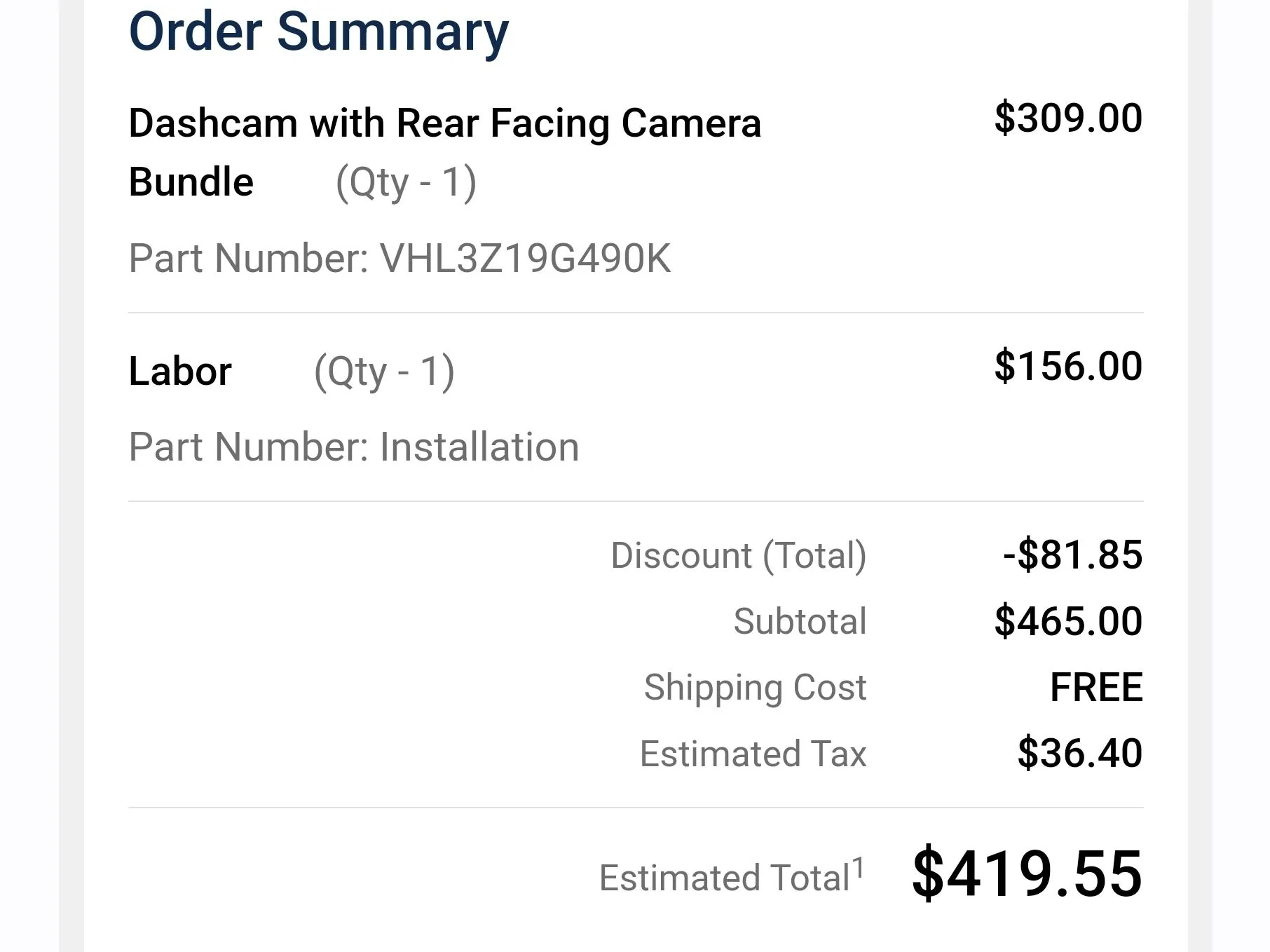Ford Maverick Dash Cam Recommendations? Screenshot_20230917_214331_Gmail