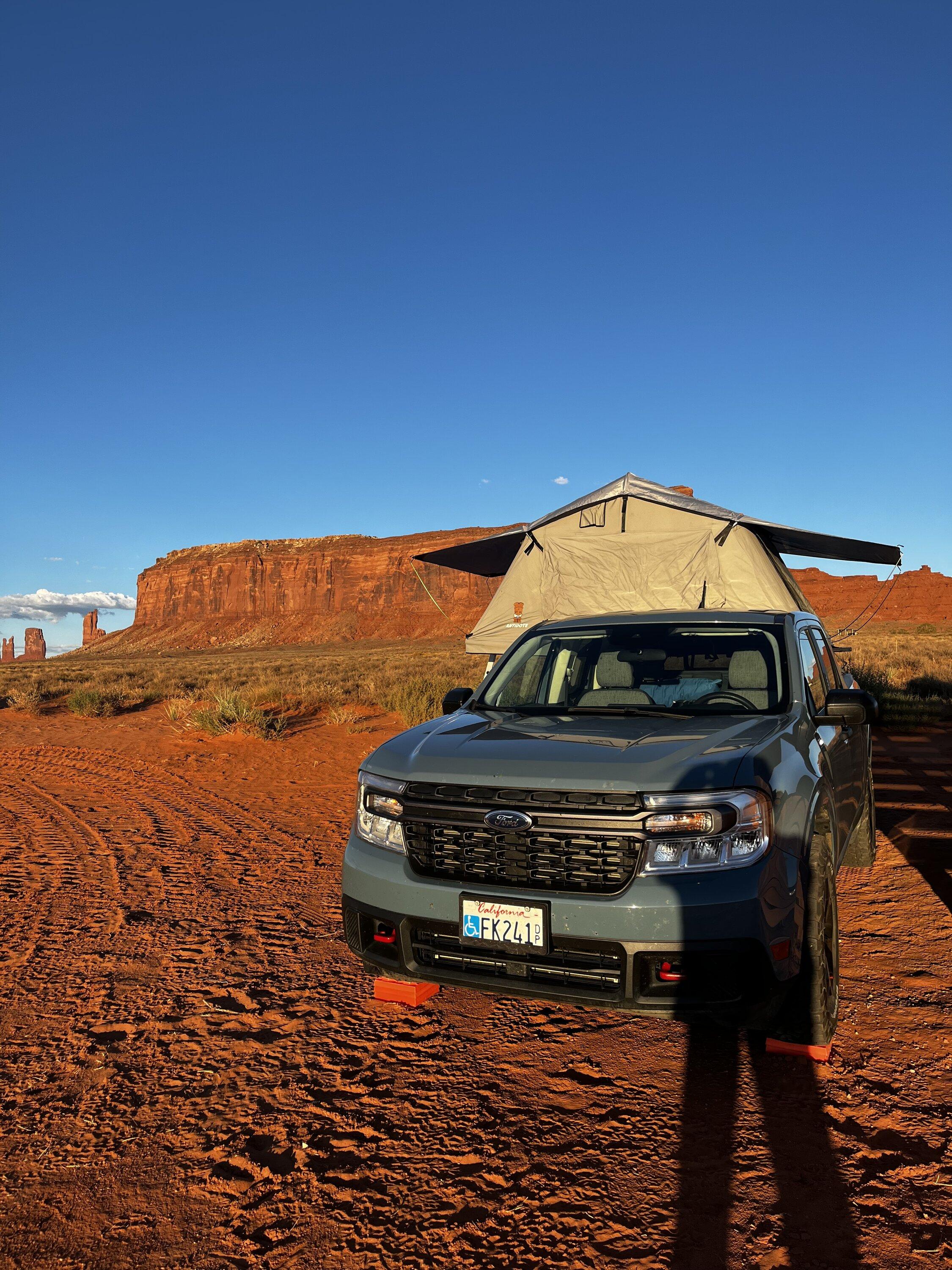 Ford Maverick Monument Valley and Four Corners roadtrip & camping with the Maverick IMG_5930