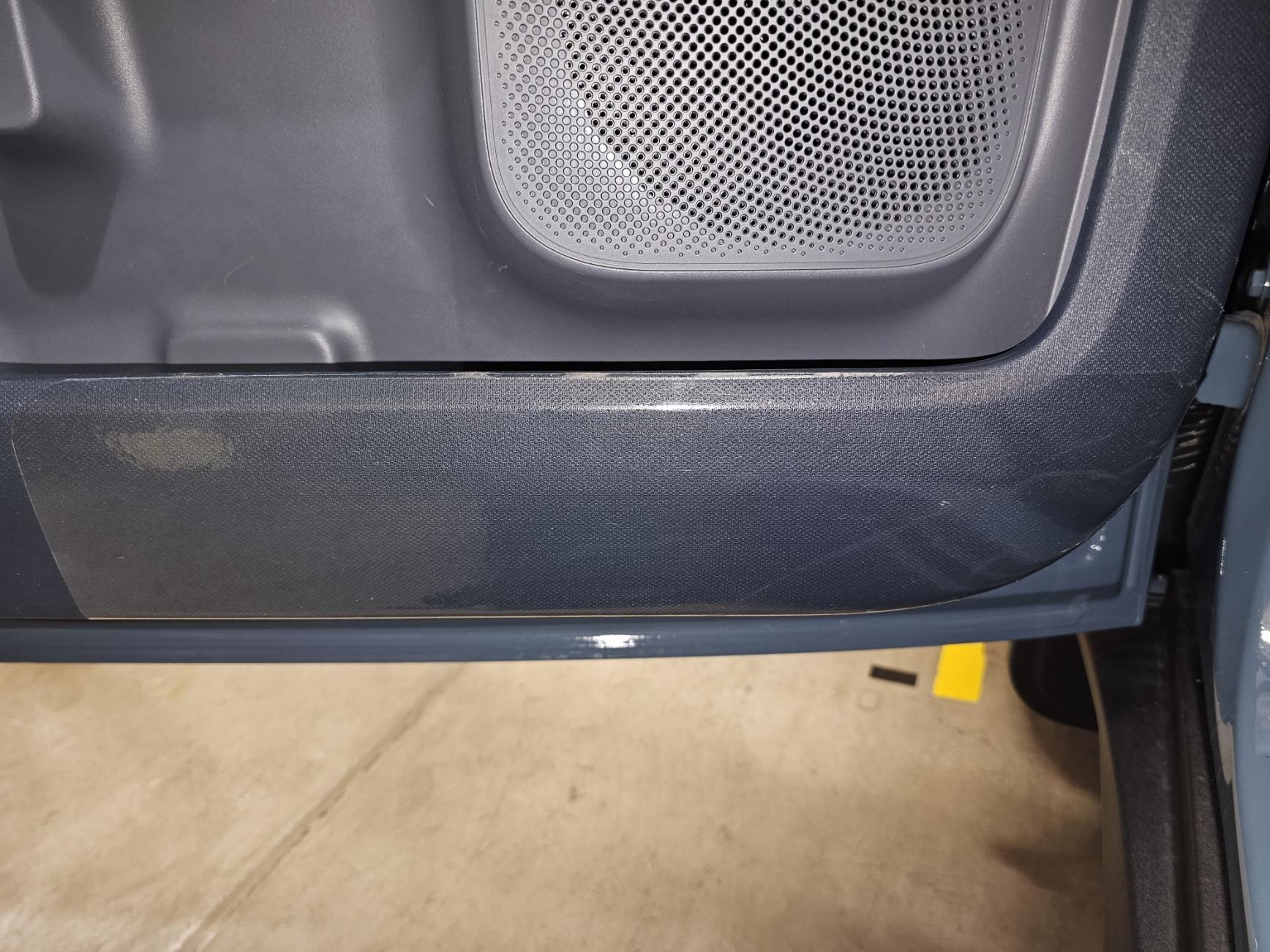 Ford Maverick Scratches on interior plastic. Driver-Door