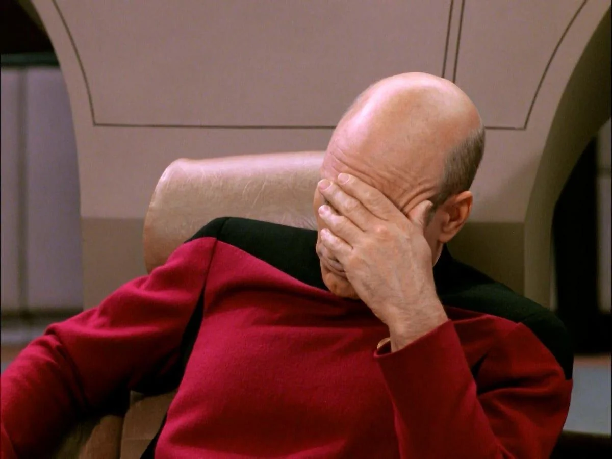 Ford Maverick Added a Shift Lever picard-meme-facepalm