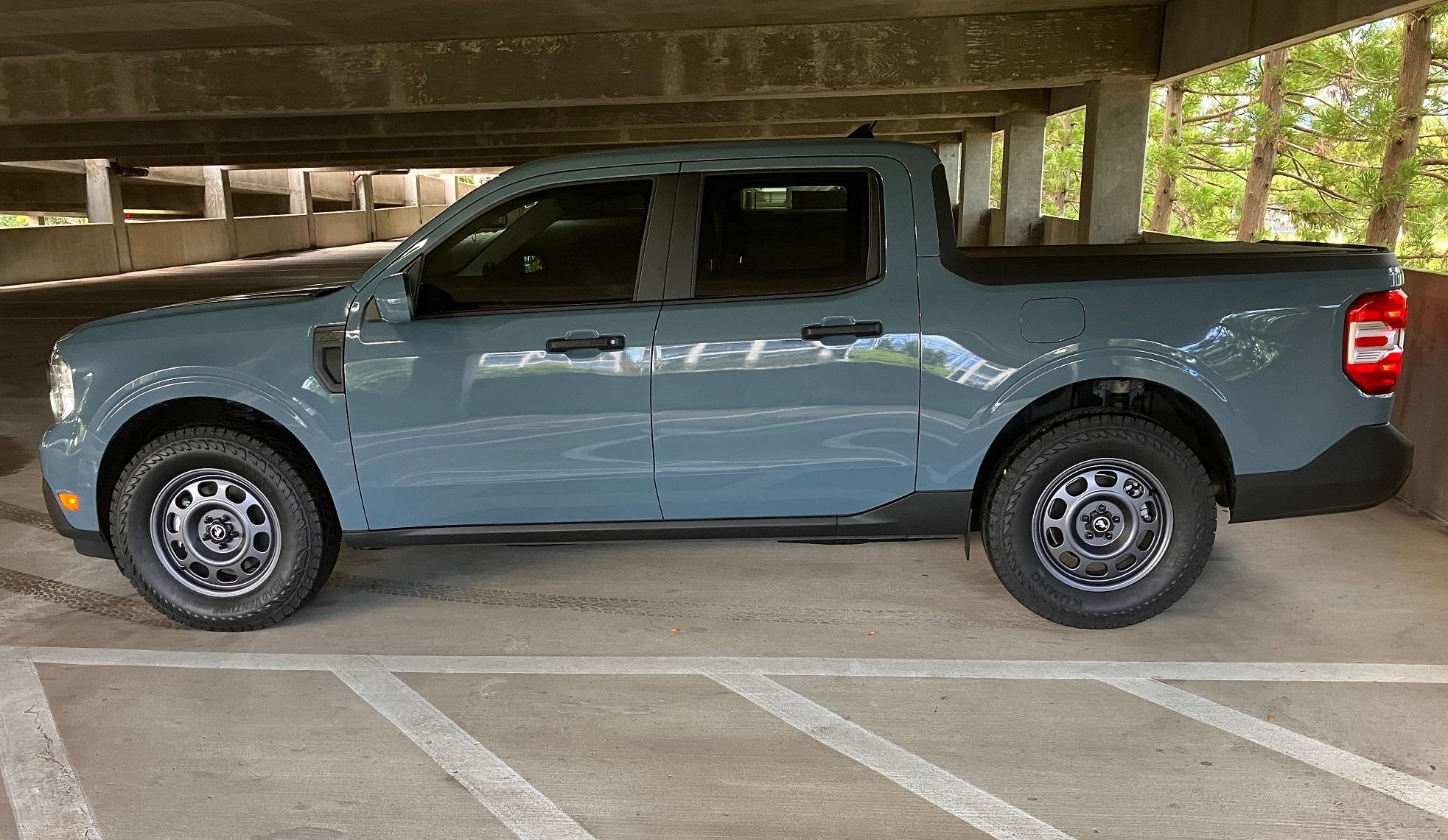 Ford Maverick Bronco Sport Badlands Wheels Installed on Maverick XLT IMG-1148.JPG