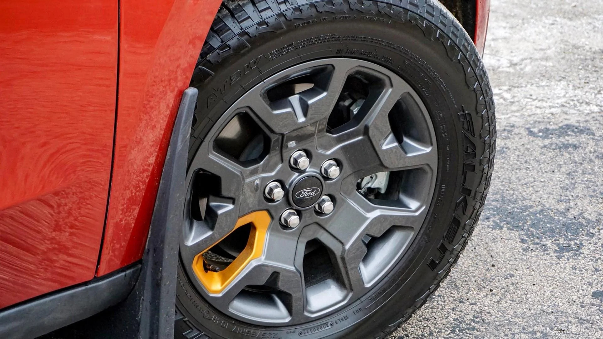 Ford Maverick Bronco Sport Badlands Wheels Installed on Maverick XLT tc