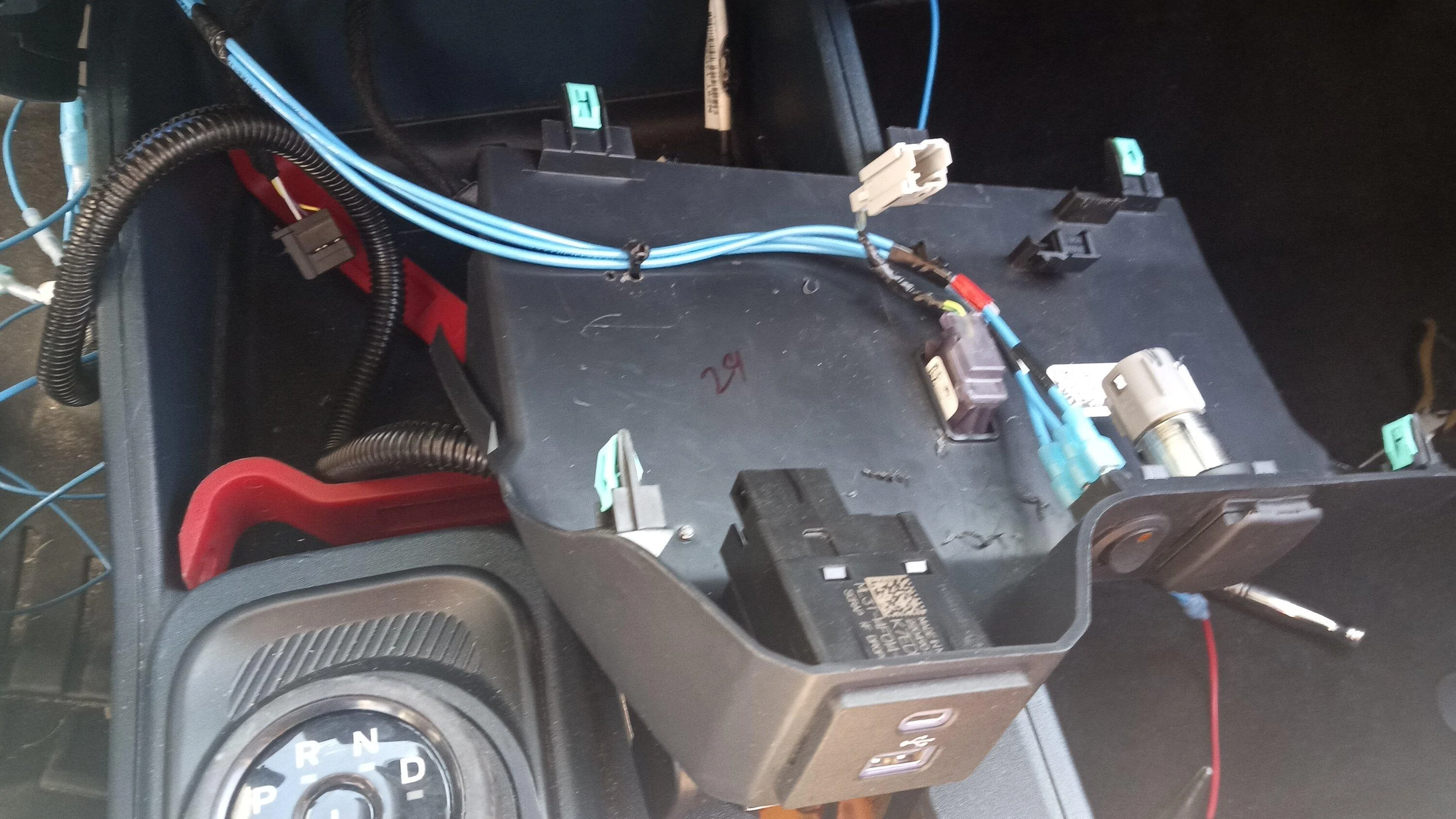 Ford Maverick Towing a 1500lb camper trailer with hybrid? Wiring layout of lighted power switch before replacing panel