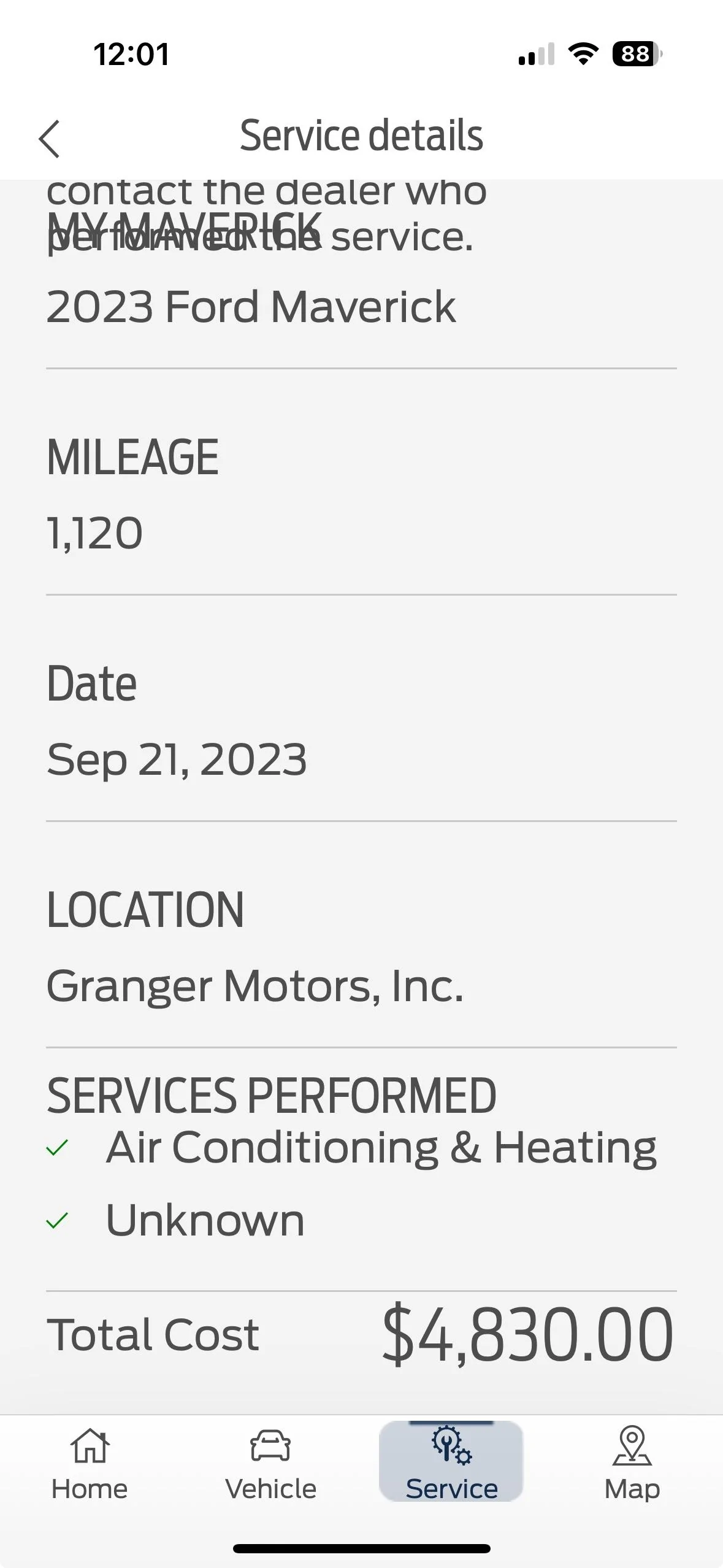 Ford Maverick Dealer Scamming Ford? Attachment0