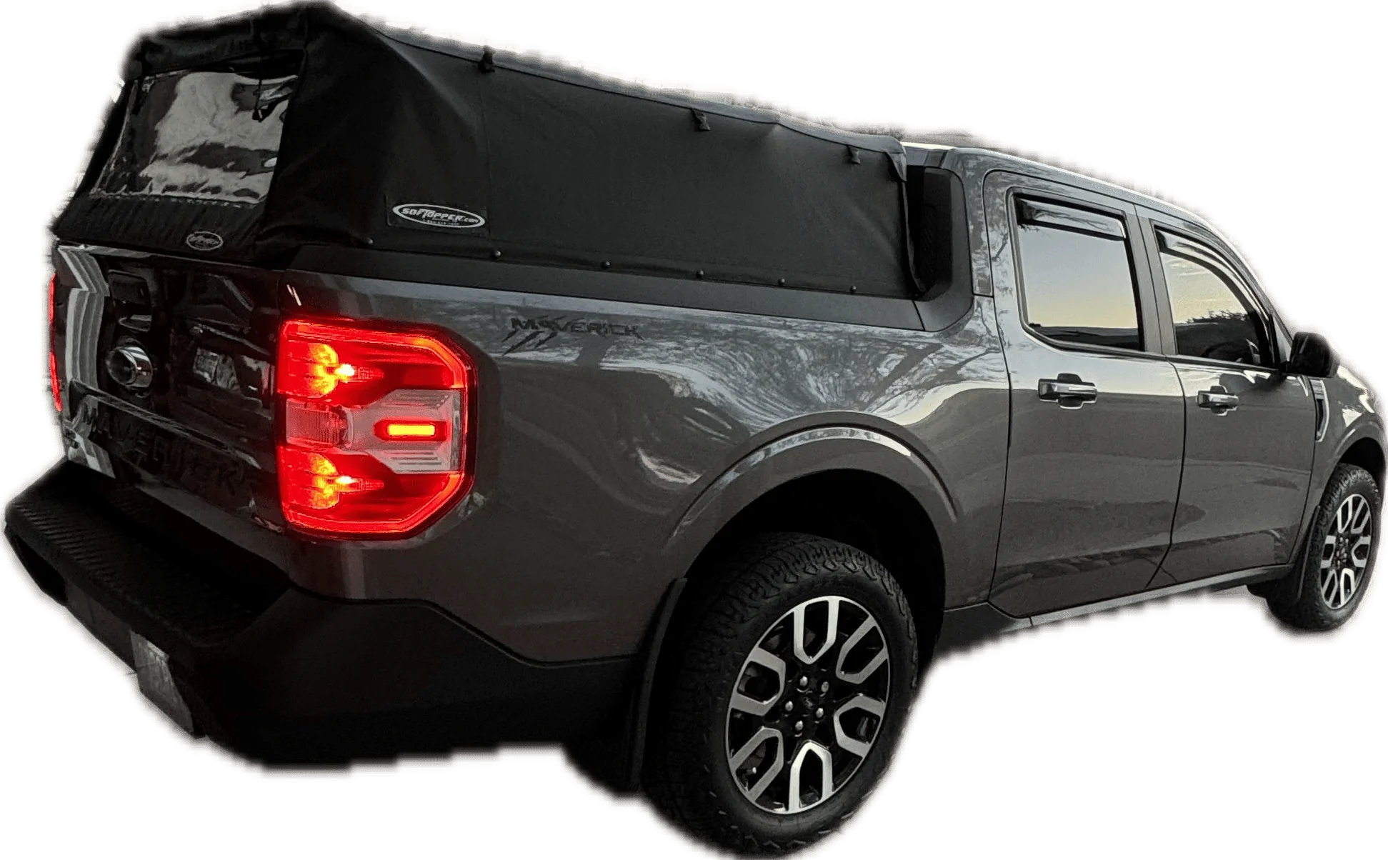 Ford Maverick Softtopper installed 1695573070859