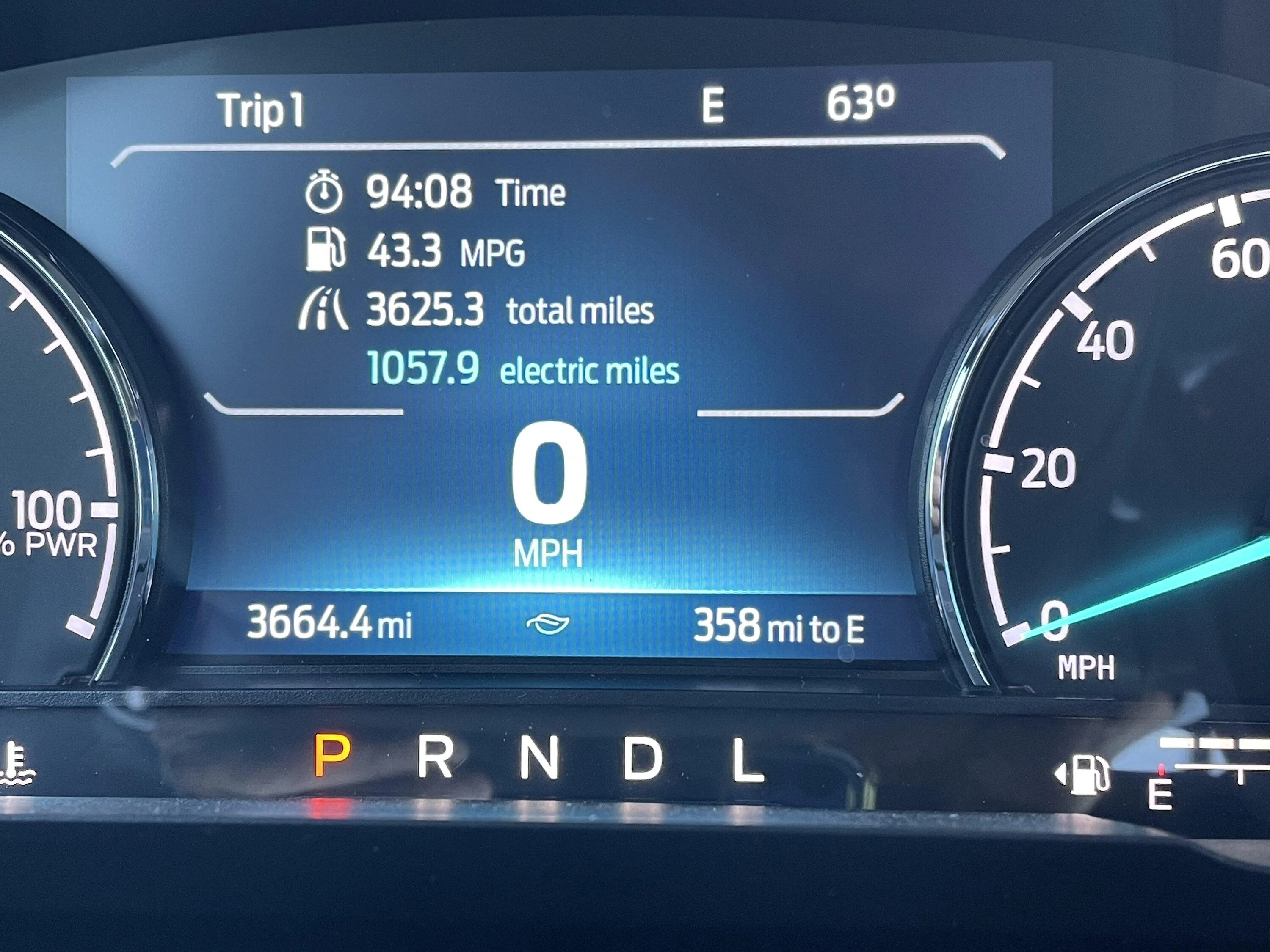 Ford Maverick The REAL HYBRID MPG IMG_2221