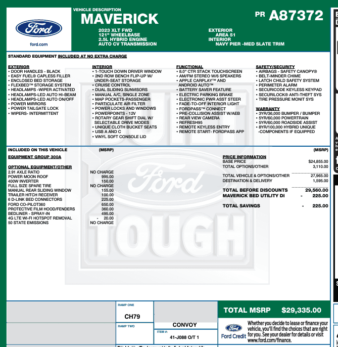Ford Maverick Where is my window sticker?? mAv.PNG
