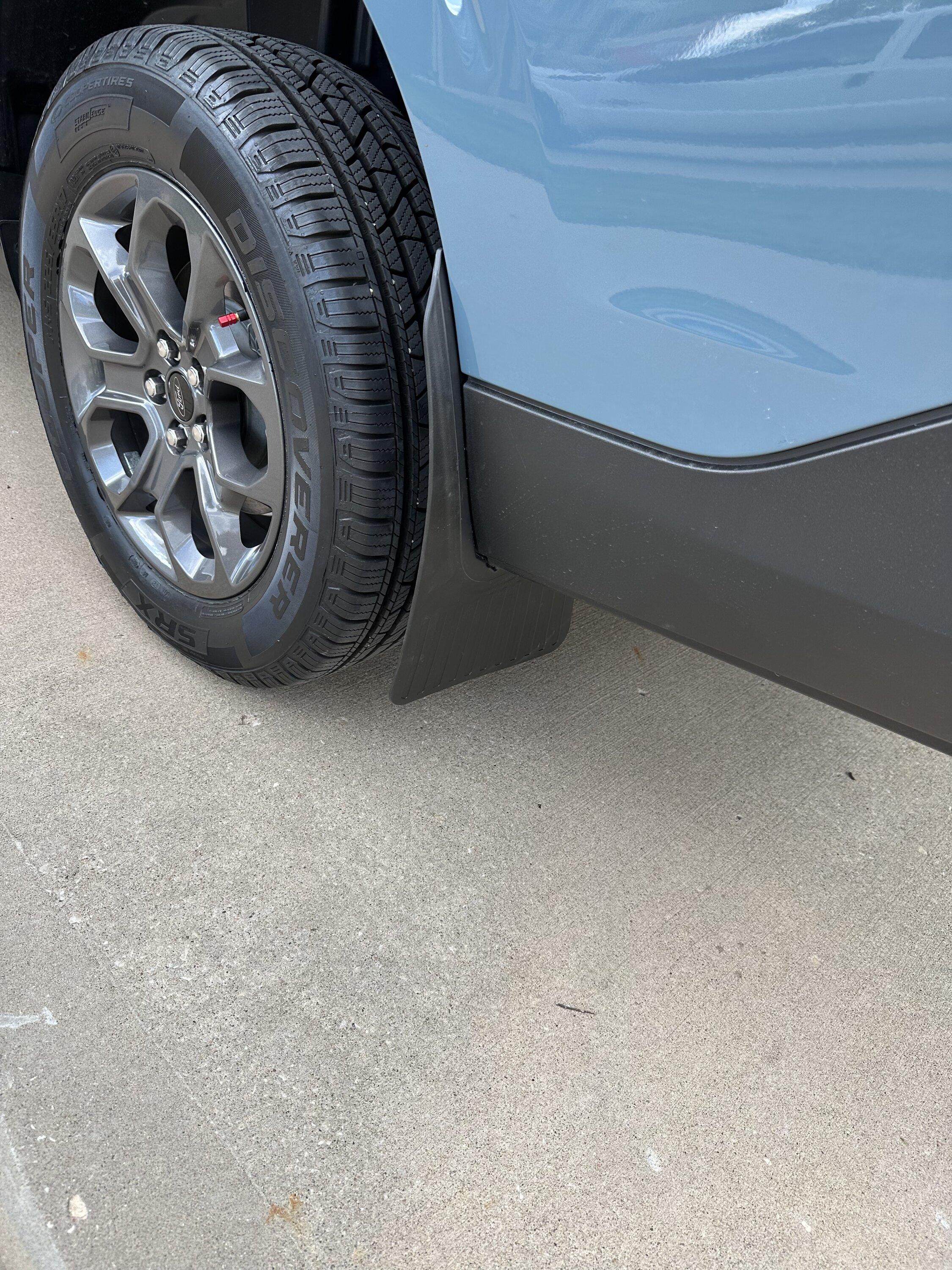 Ford Maverick OEM mud Flaps beware😭🤬 IMG_1441