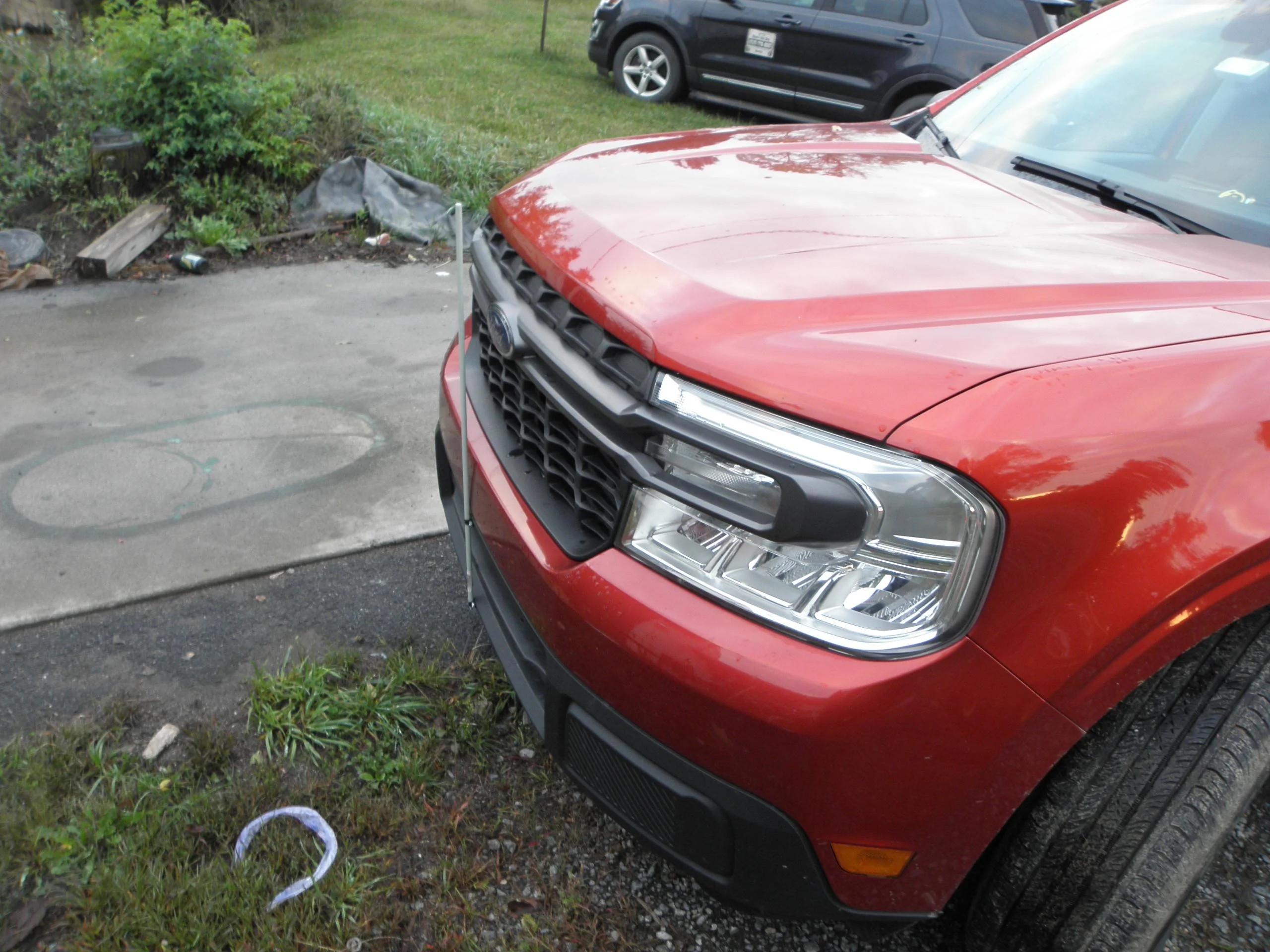 Ford Maverick Hood size too large mav1