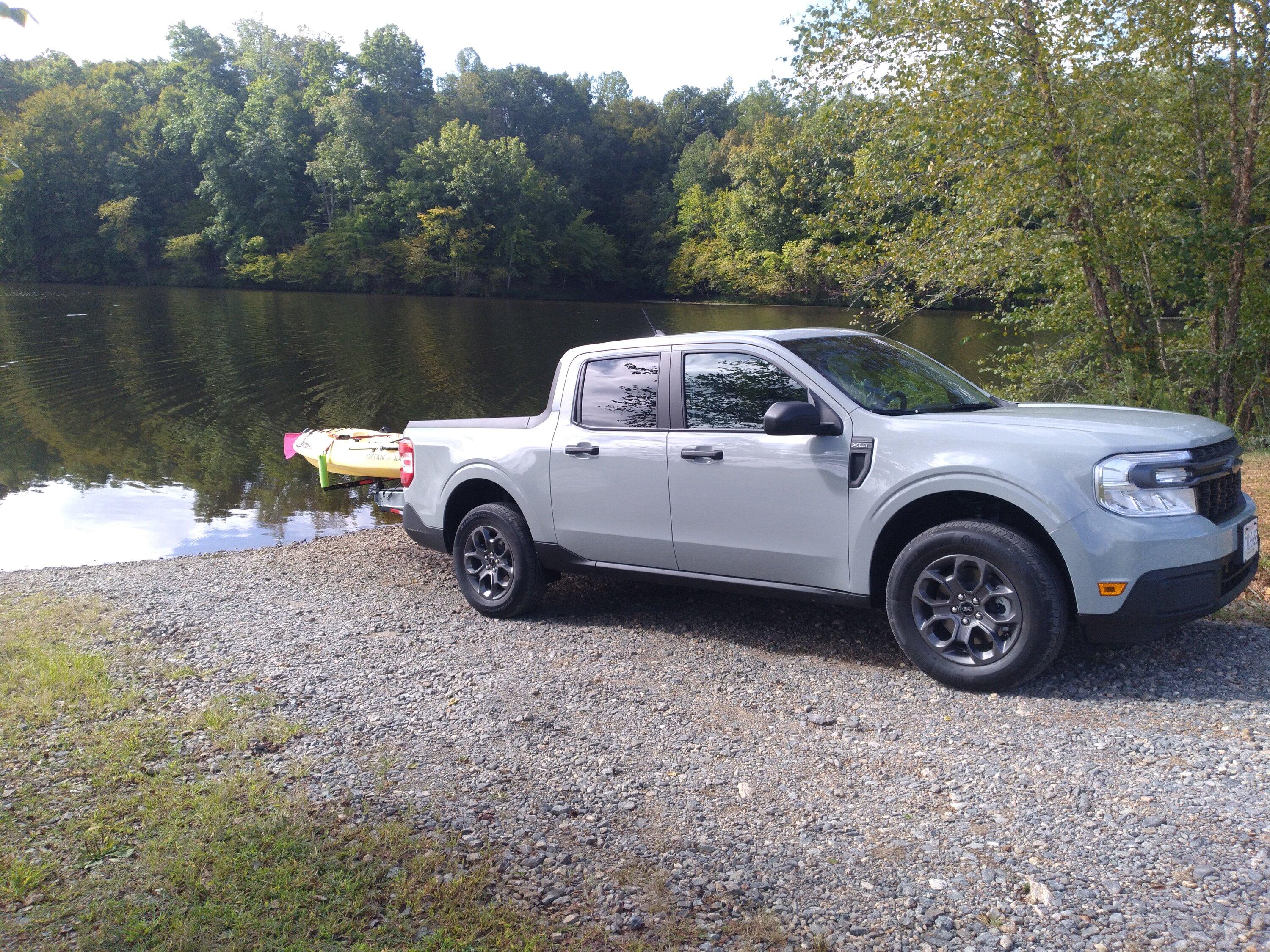 Ford Maverick CACTUS GRAY Maverick Photos Thread Mav Bowlers Mill Kayak 1