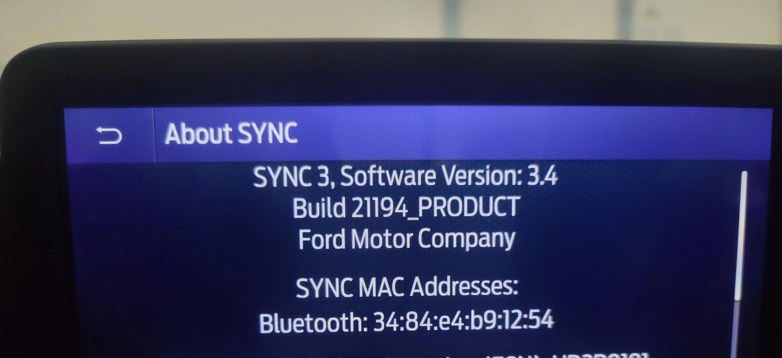 Ford Maverick Sync3 upadate Lariat lux IMG20230929111130