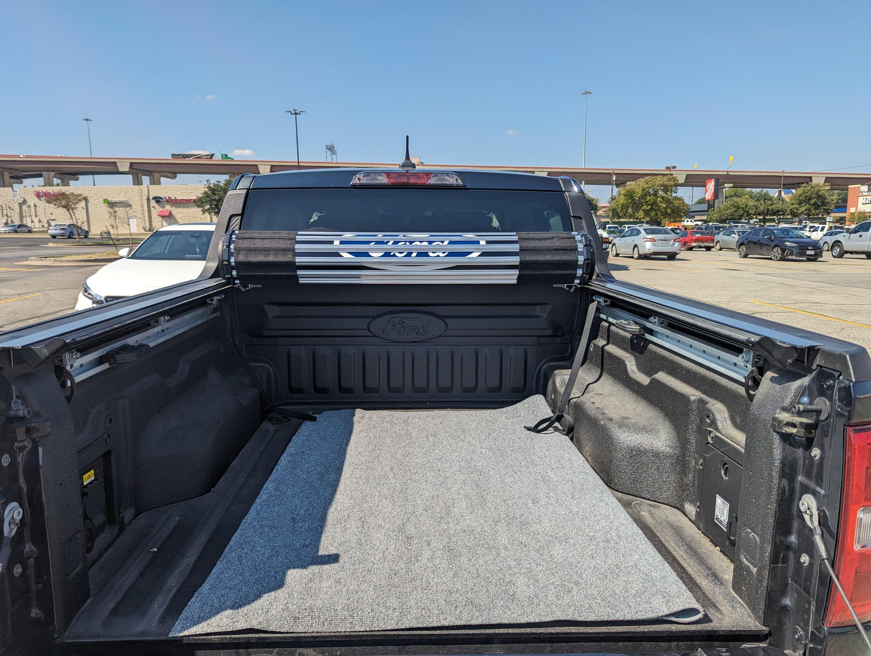 Ford Maverick My biggest disappointment so far = Ford hard roll-up tonneau cover PXL_20230929_163812895