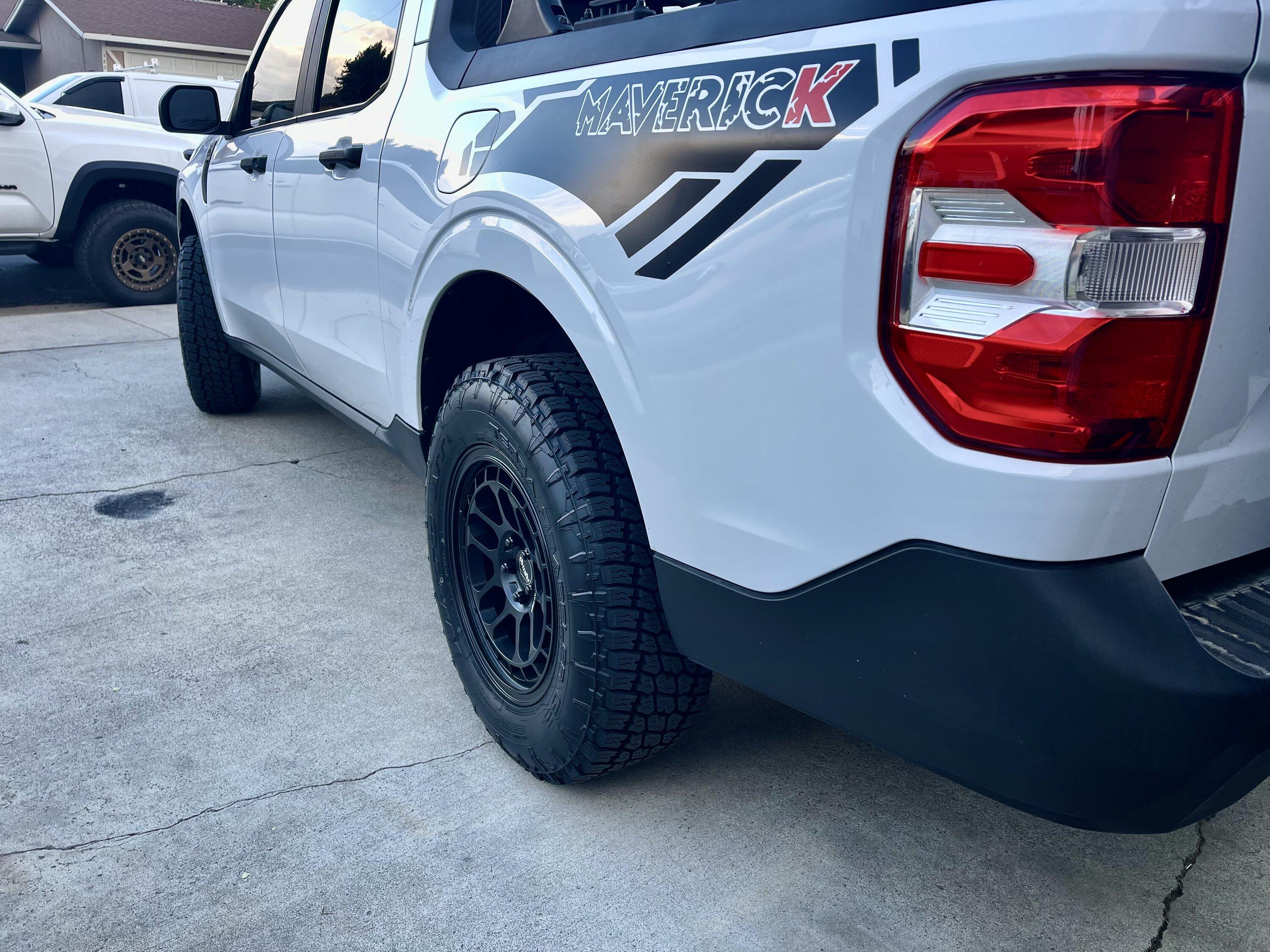 Maverick Work Truck lifted on 17