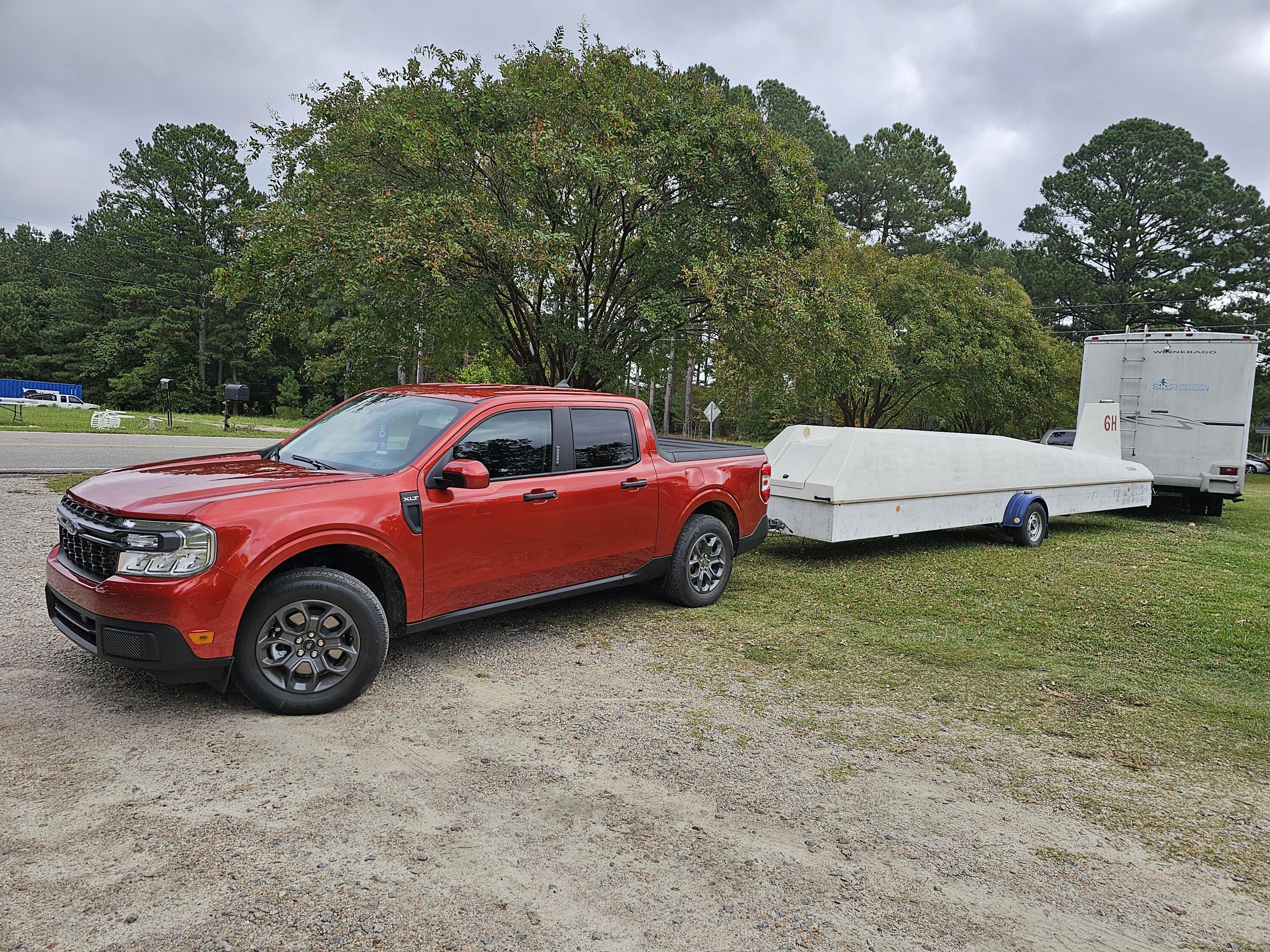 Ford Maverick What have you towed with your hybrid? 20230930_104647