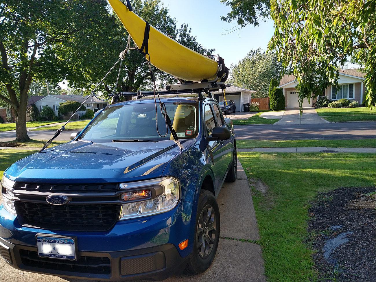 Ford Maverick My Kayak Setup e