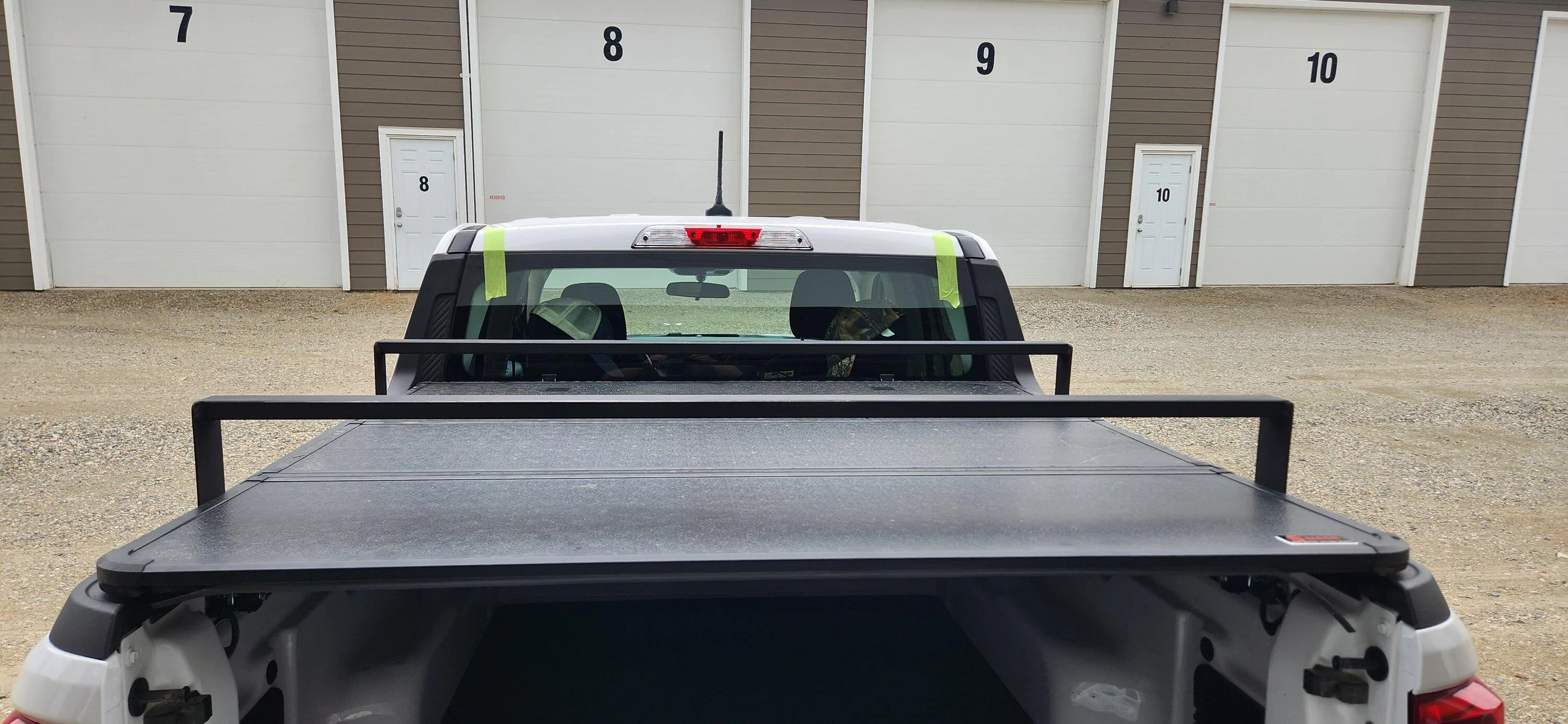 Ford Maverick Home made DIY bed rack that works with hard tonneau - for RTT or whatever. 20230808_172802