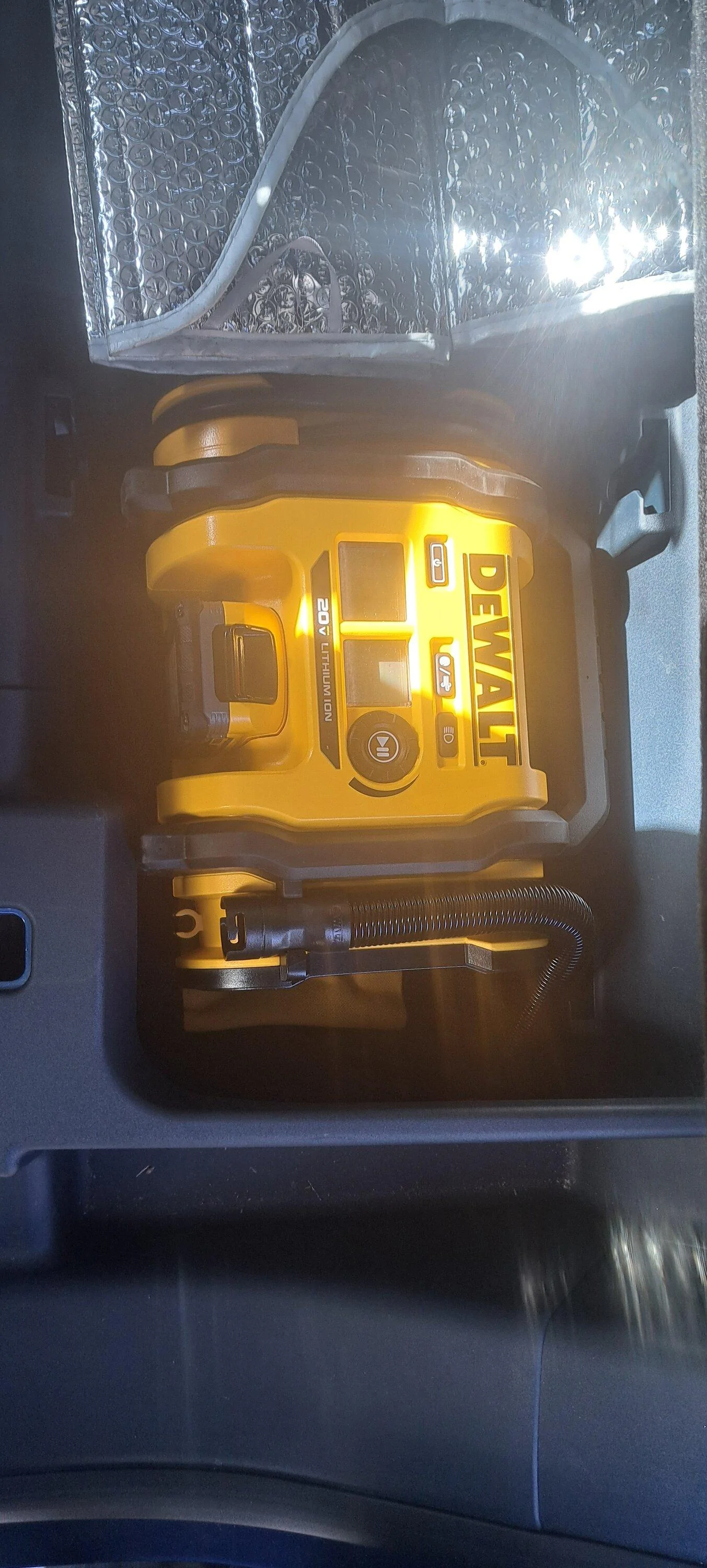 Ford Maverick Recommendations for a portable tire Inflator to keep under the backseat? 20231003_152711