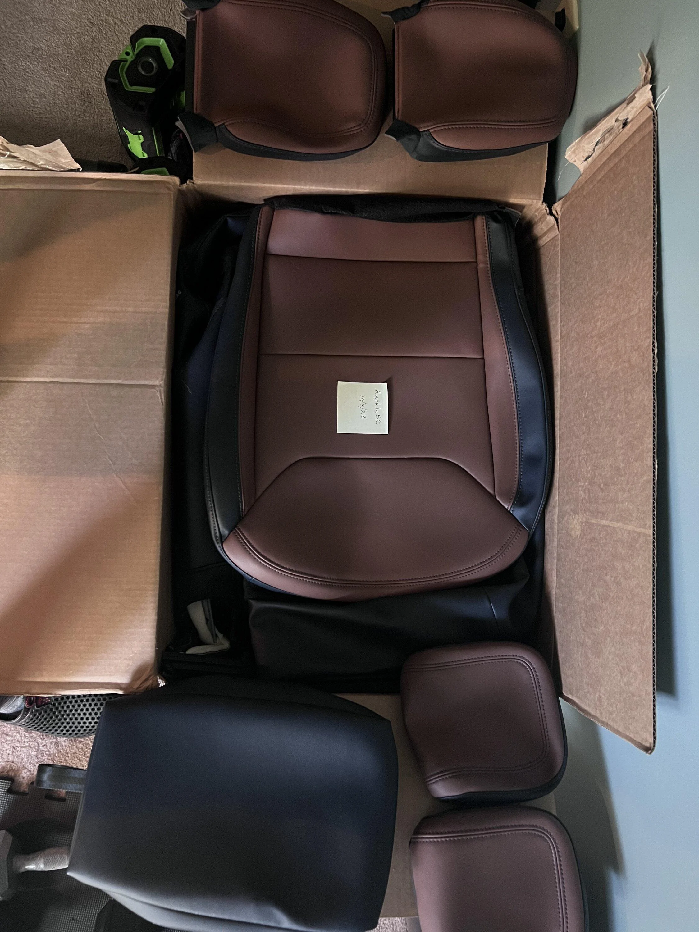 Ford Maverick Complete set of Lariat, Active X seat covers IMG_0282
