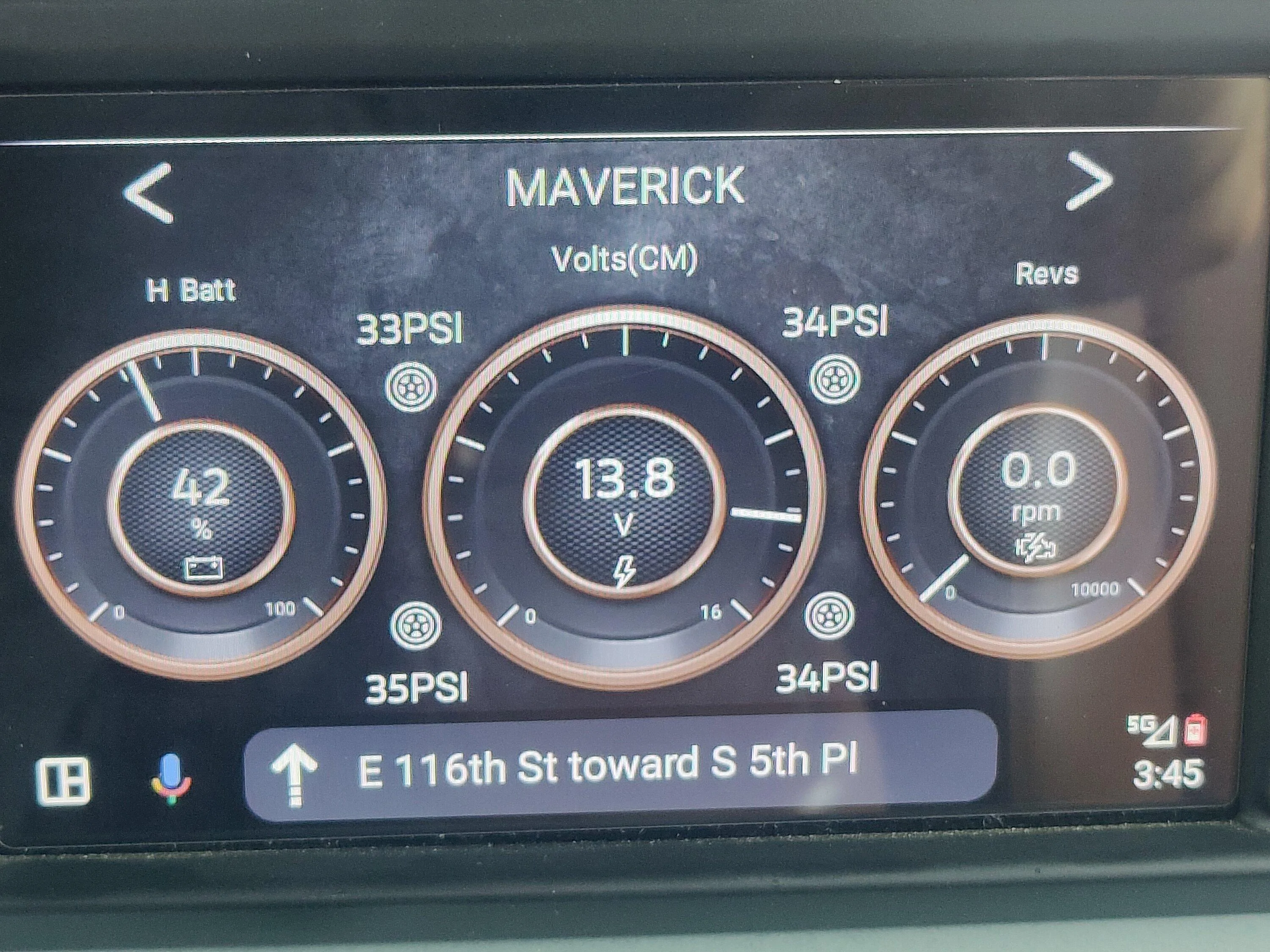 Ford Maverick Torque Pro Android Auto plug-in released! IMG20231003154532