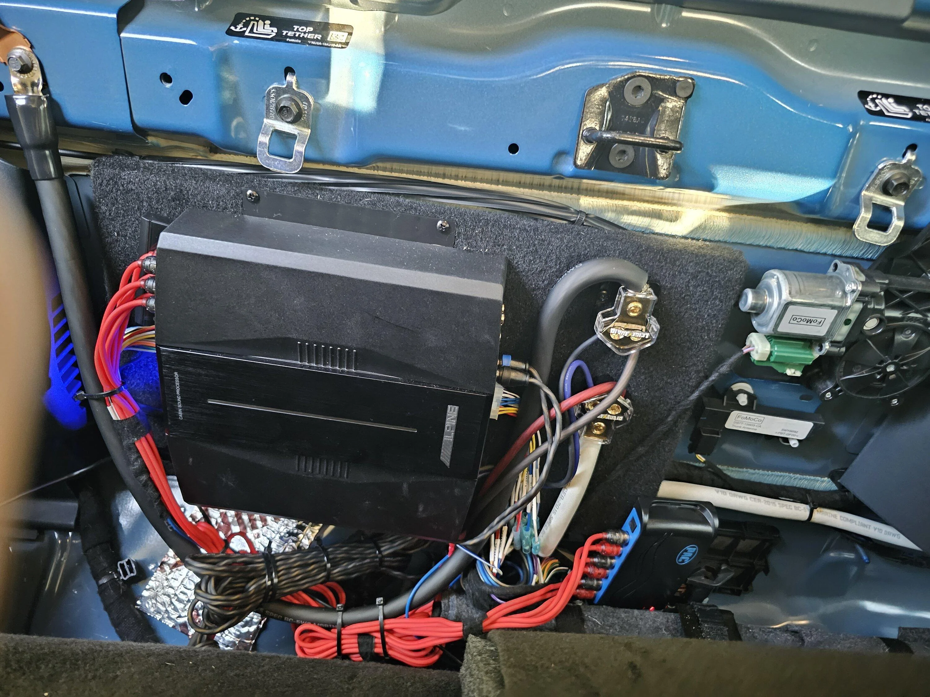 Ford Maverick B&O Stereo partially upgraded with PAC Amp Pro and Optim8 System amp 20231003_175135