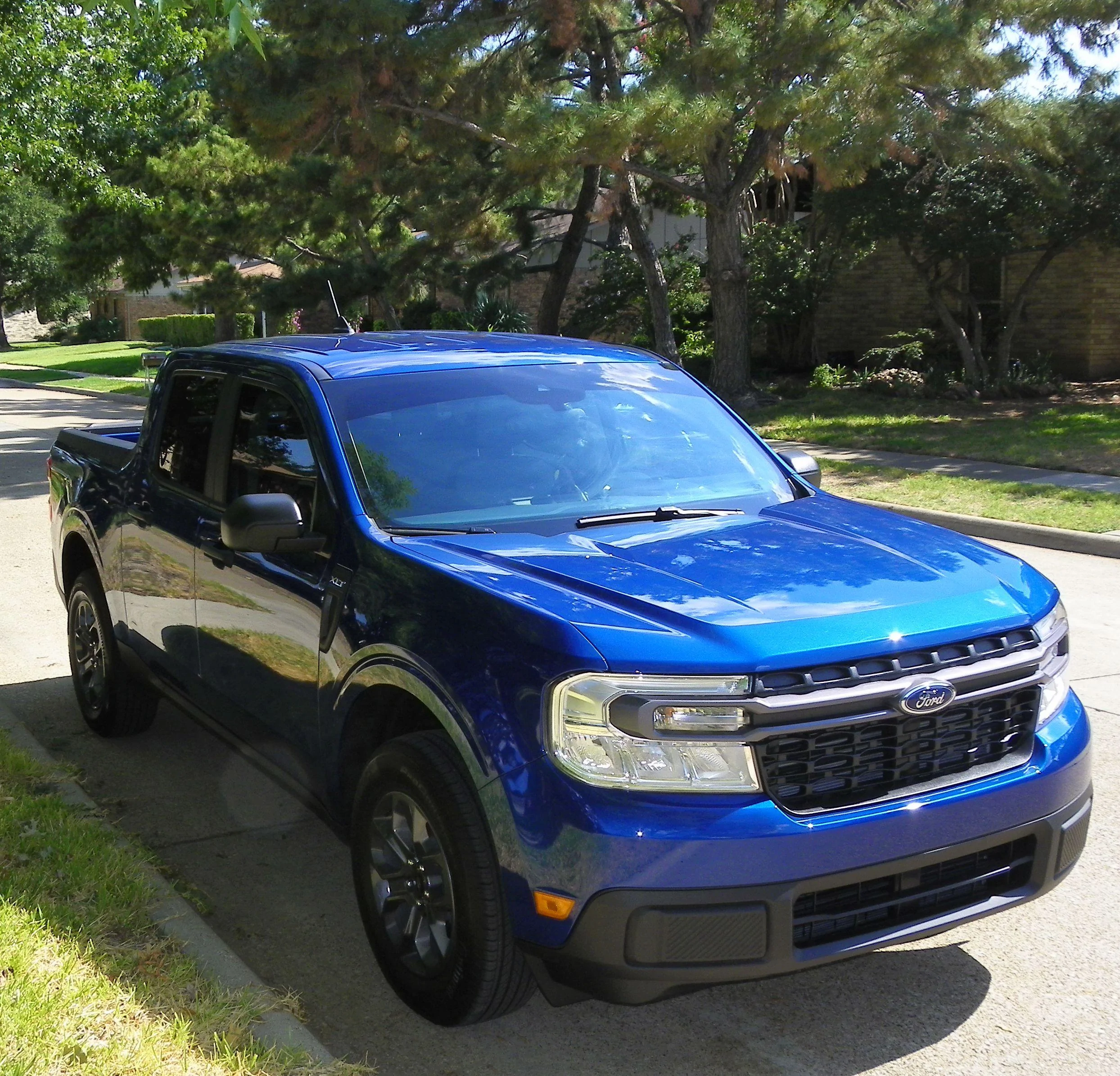 Ford Maverick ATLAS BLUE Maverick Photos Thread Front Right Sid