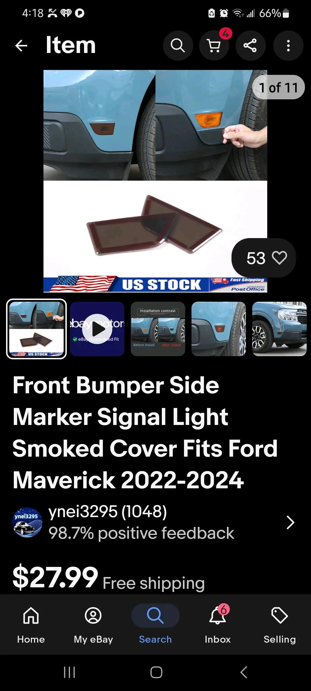 Ford Maverick Cool ebay find Screenshot_20231004_161840_eBay