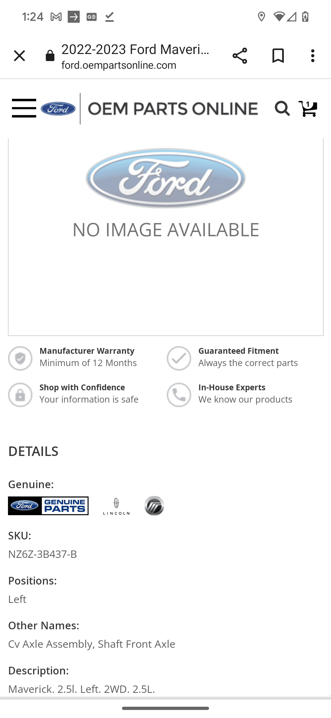 Ford Maverick This article points out axles are different in hybrid mavericks- Screenshot_20231004-132407