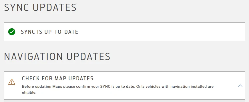 Ford Maverick SYNC® 3 Navigation Map update... 1696463379075