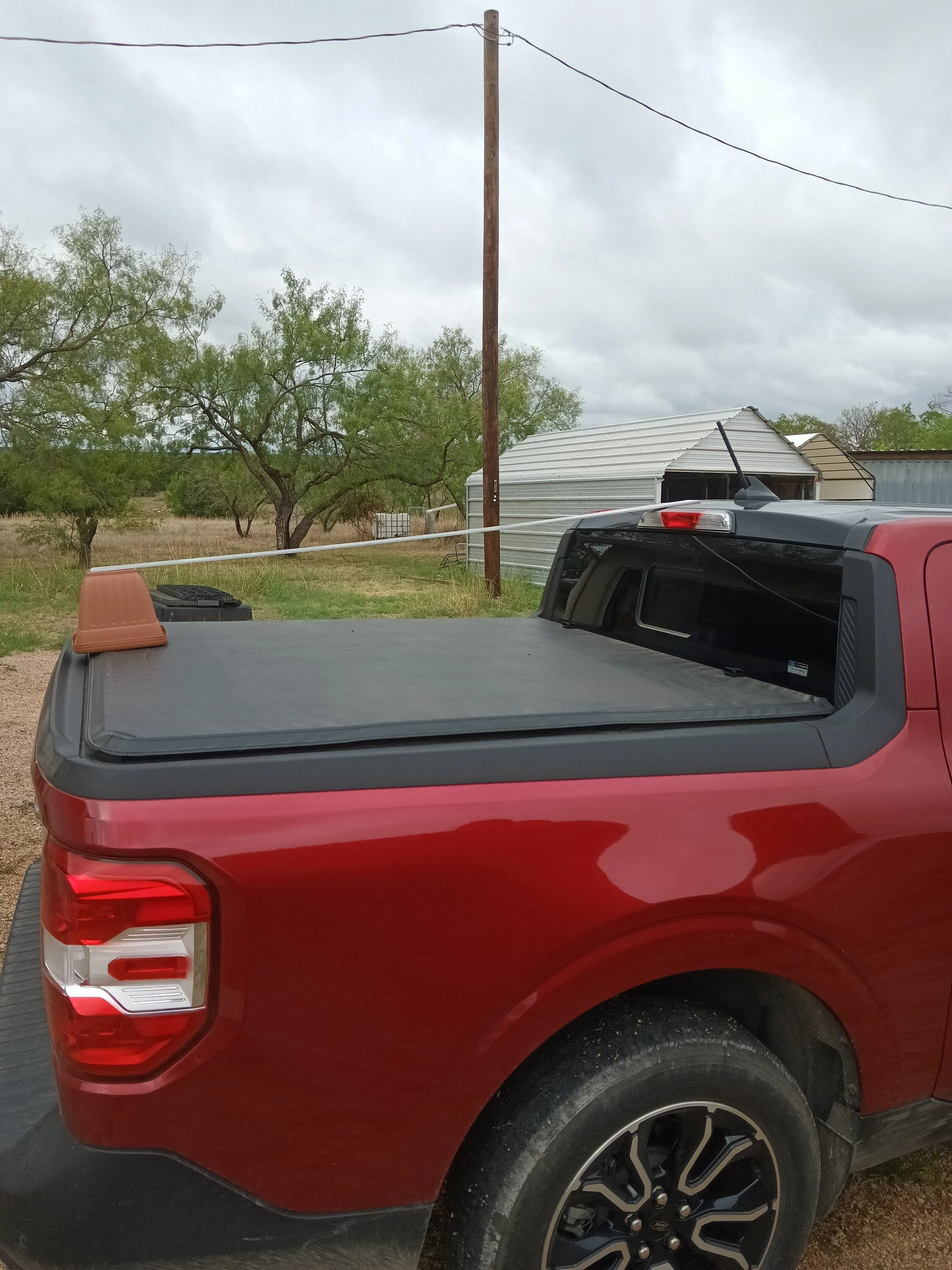 Ford Maverick Ford air tunnel testing: tailgate myth and tonneau cover (aerodynamics / MPG) IMG_20231005_113856