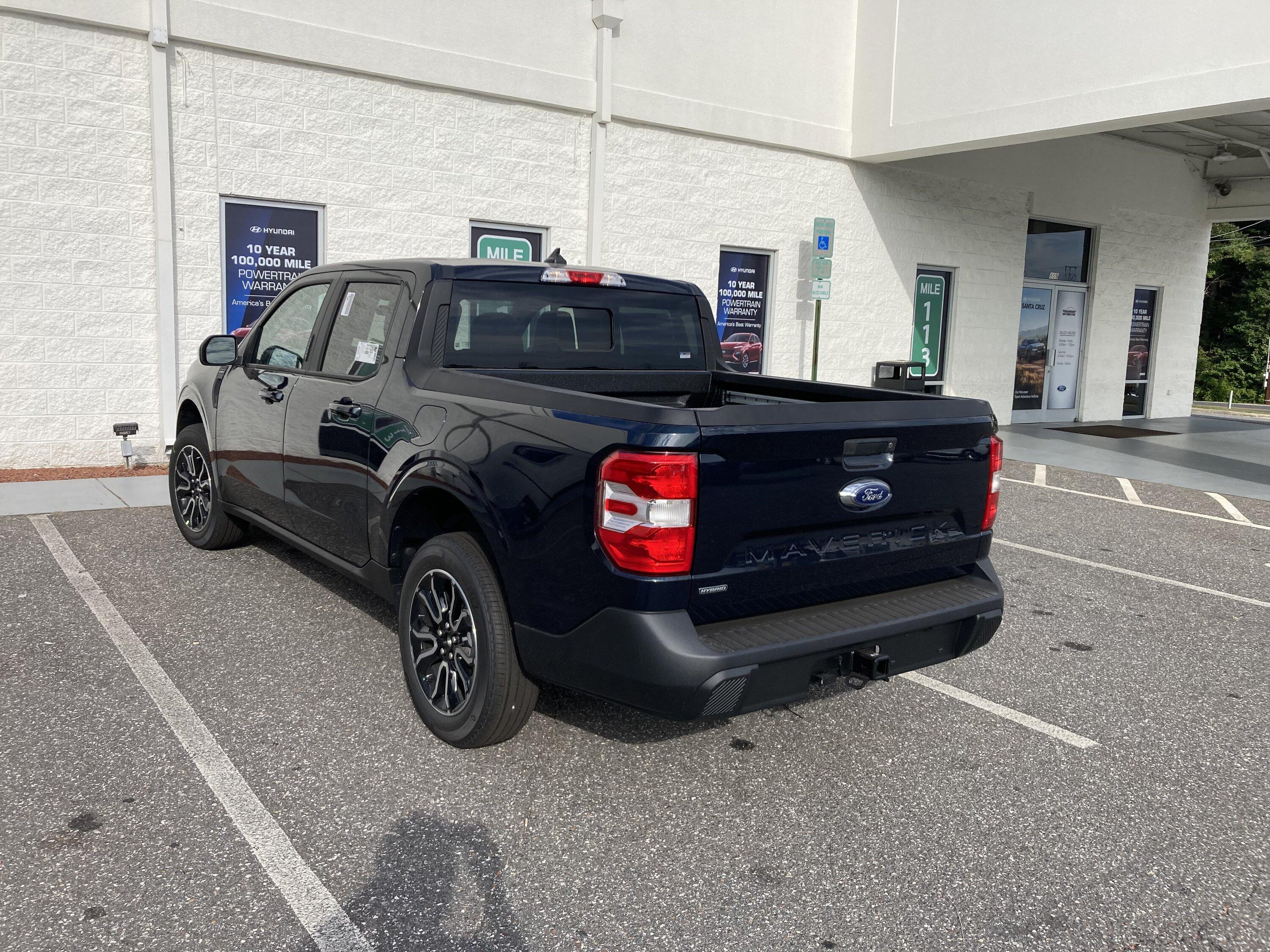 Ford Maverick Picked up new Lariat this morning IMG_2311