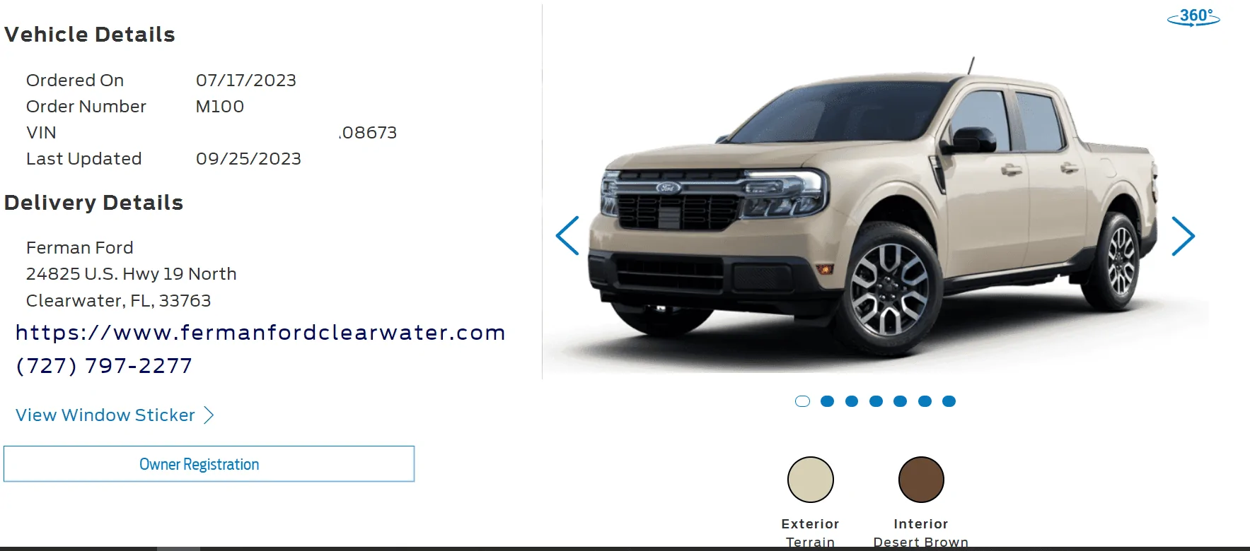 Ford Maverick Anyone got a 2024 Terrain scheduled? 1696729788869