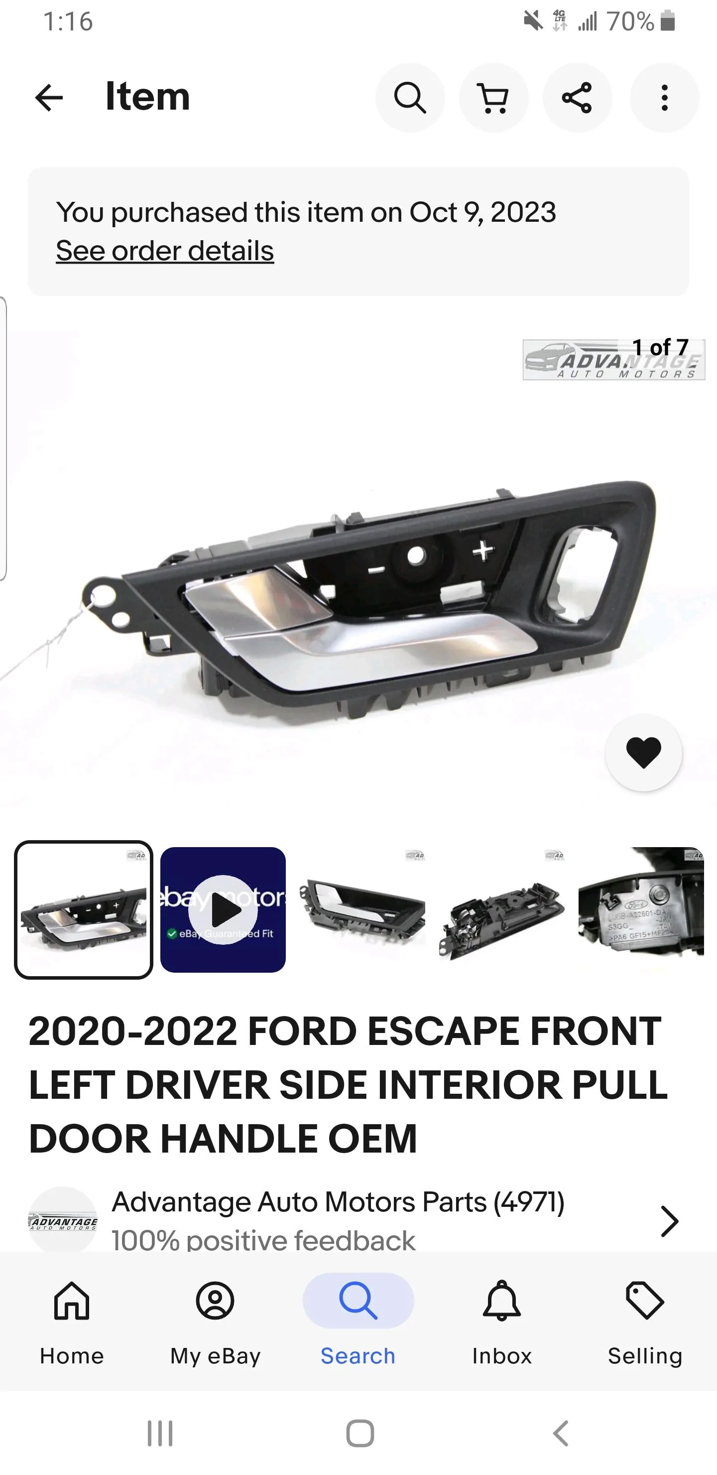Ford Maverick Maverick accessories, mods, how-to's on my Maverick Screenshot_20231009-131655_eBay