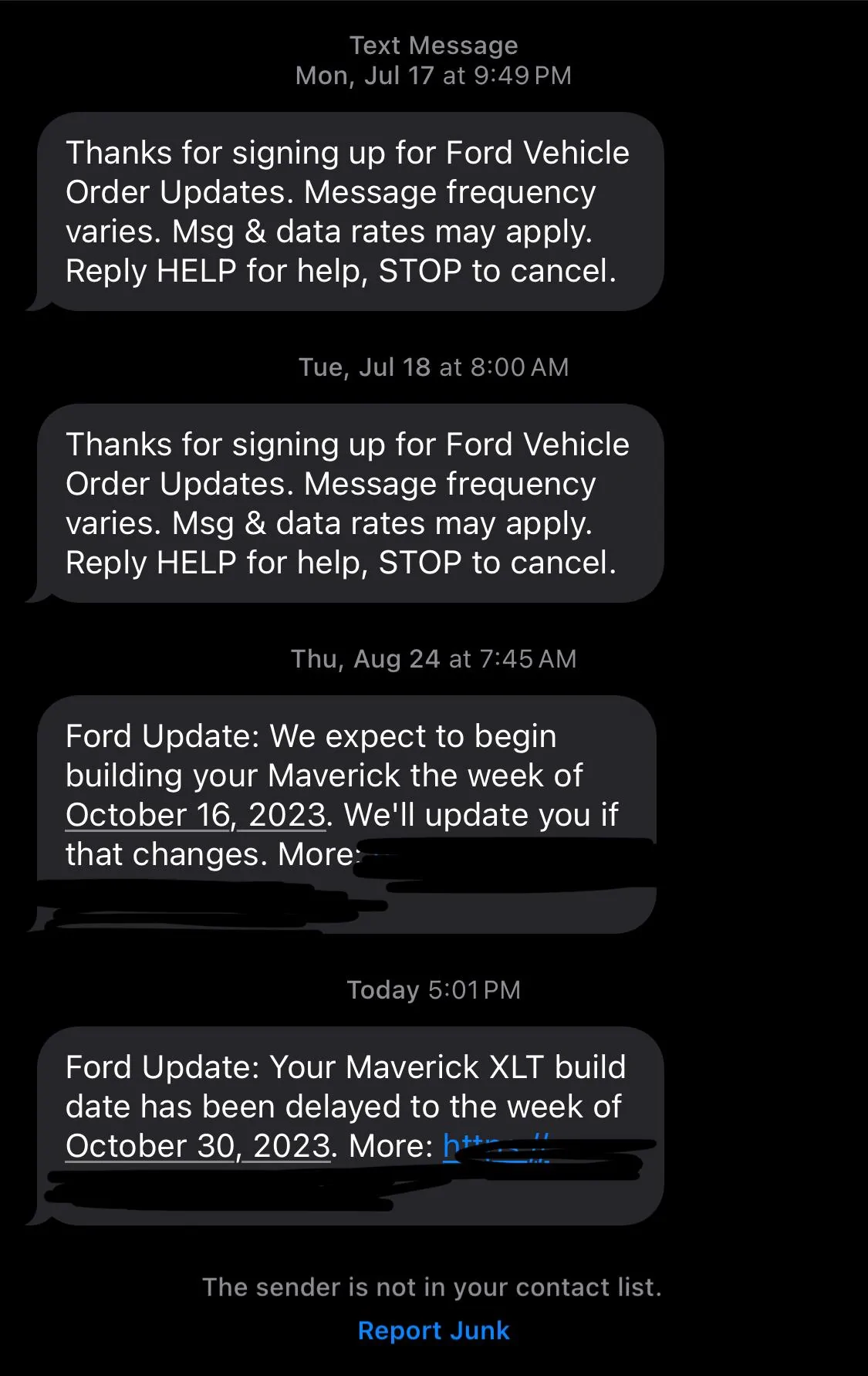 Ford Maverick Build date delayed (Oct 16th to Oct 30th for '24 XLT Hybrid) IMG_8322