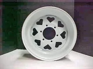Ford Maverick Carbonized Gray Maverick XLT w/ matte black hood wrap + white wheels heartwheel5