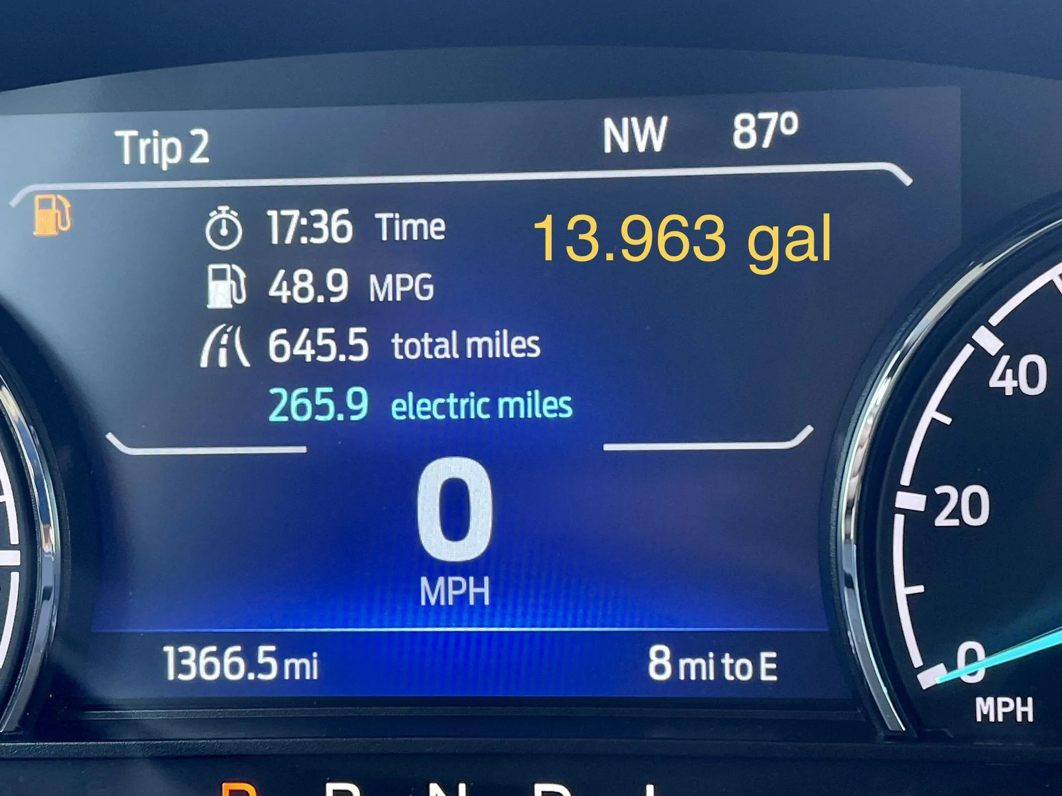 Ford Maverick 600+ miles per tank - is it possible? IMG_2139