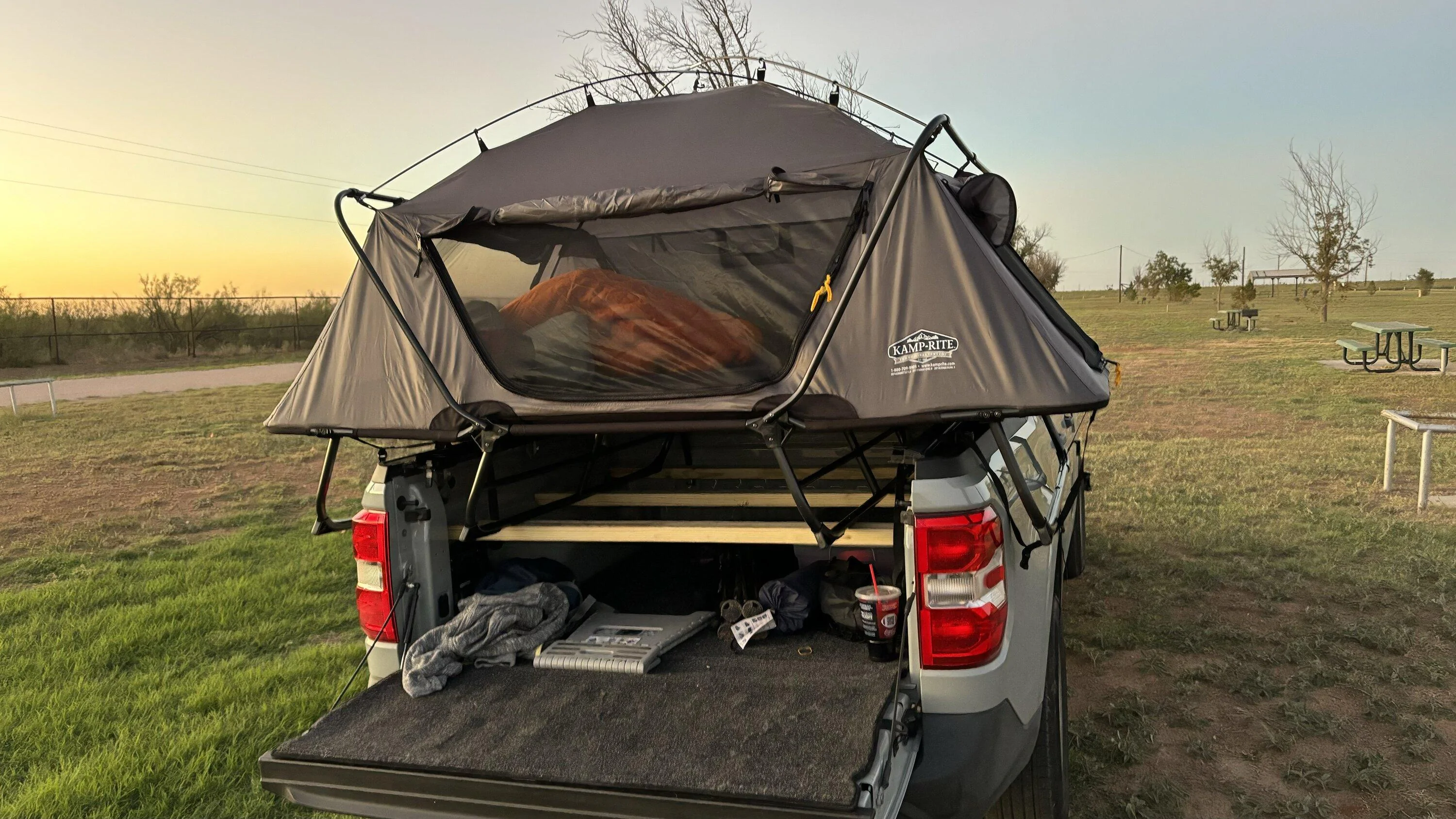 Ford Maverick Short overnight camping for the Ring of Fire Eclipse IMG_6608