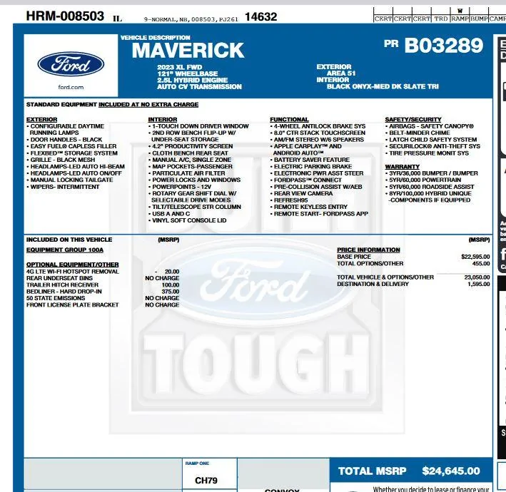 Ford Maverick ATLAS BLUE Maverick Photos Thread XL Hybrid