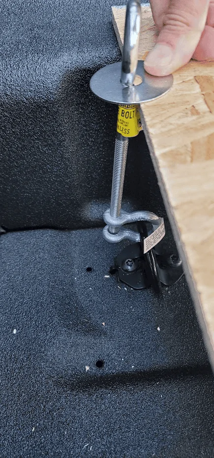 Ford Maverick Bed Drawers on a Budget - secure weatherproof storage with minimum bed loss 1697929048434