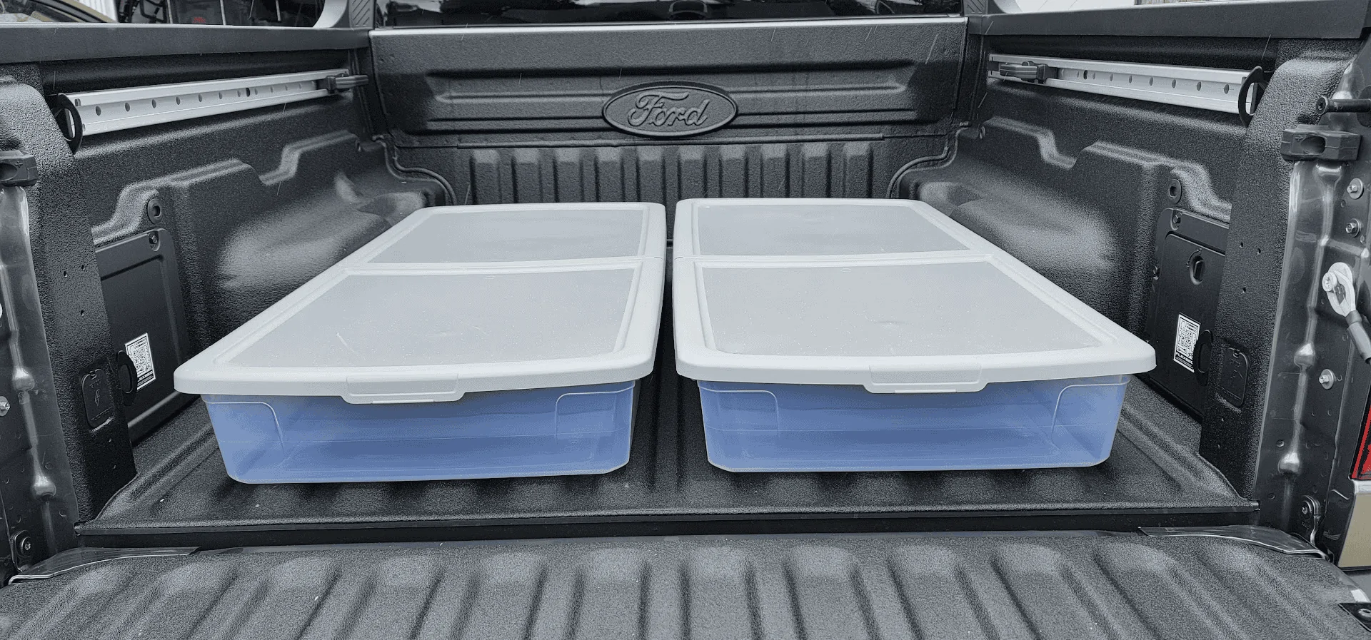 Ford Maverick Bed Drawers on a Budget - secure weatherproof storage with minimum bed loss 1697931920196