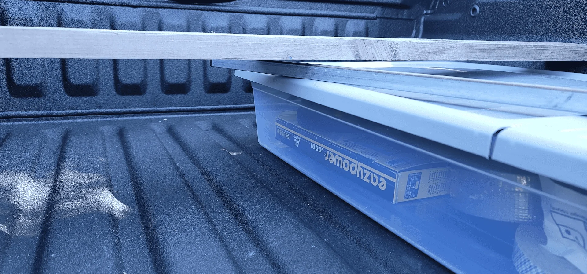 Ford Maverick Bed Drawers on a Budget - secure weatherproof storage with minimum bed loss 1697931978989