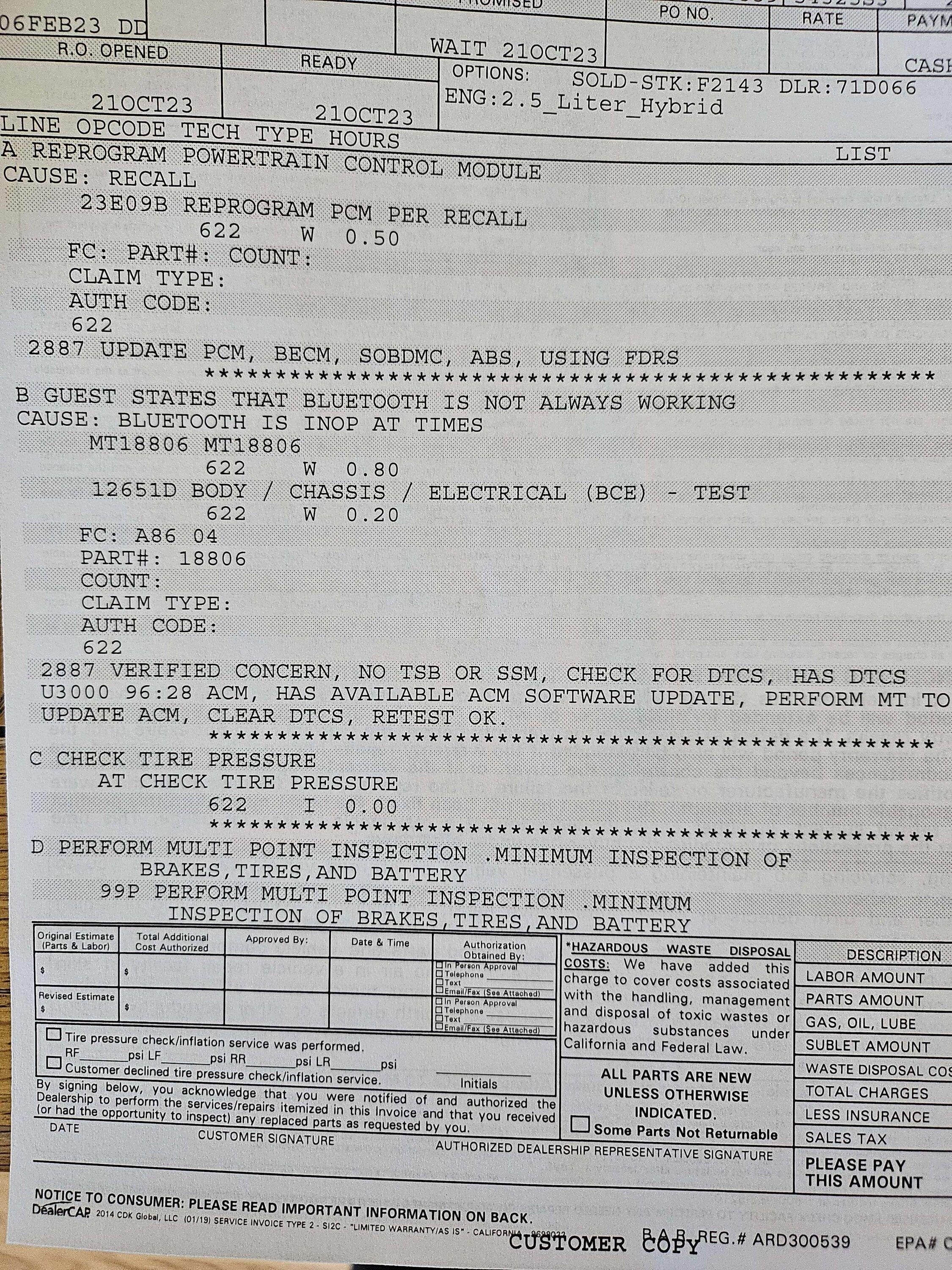 Ford Maverick New stereo firmware update available! 20231021_131530