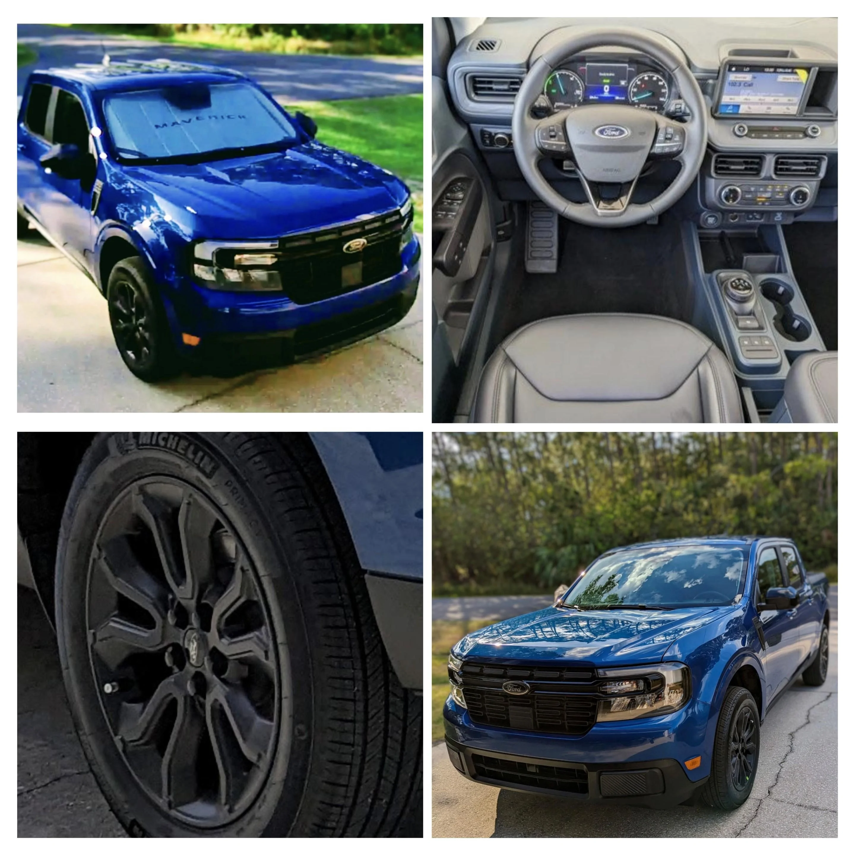Ford Maverick Any Black Appearance Package Maverick pics? 20231014_225120-COLLAGE