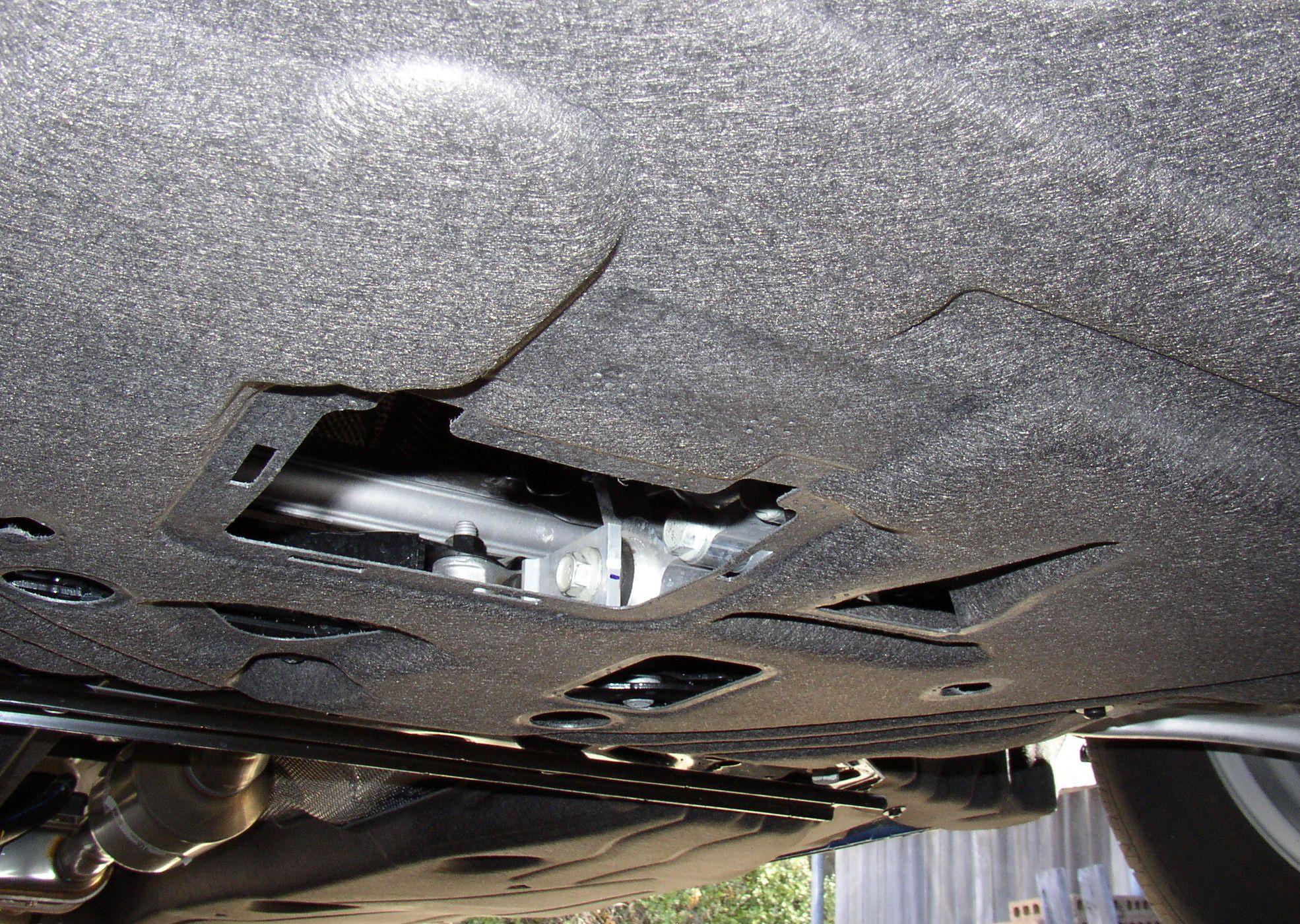 Ford Maverick Is this normal or is something missing? Undermount Shield with Opening.JPG
